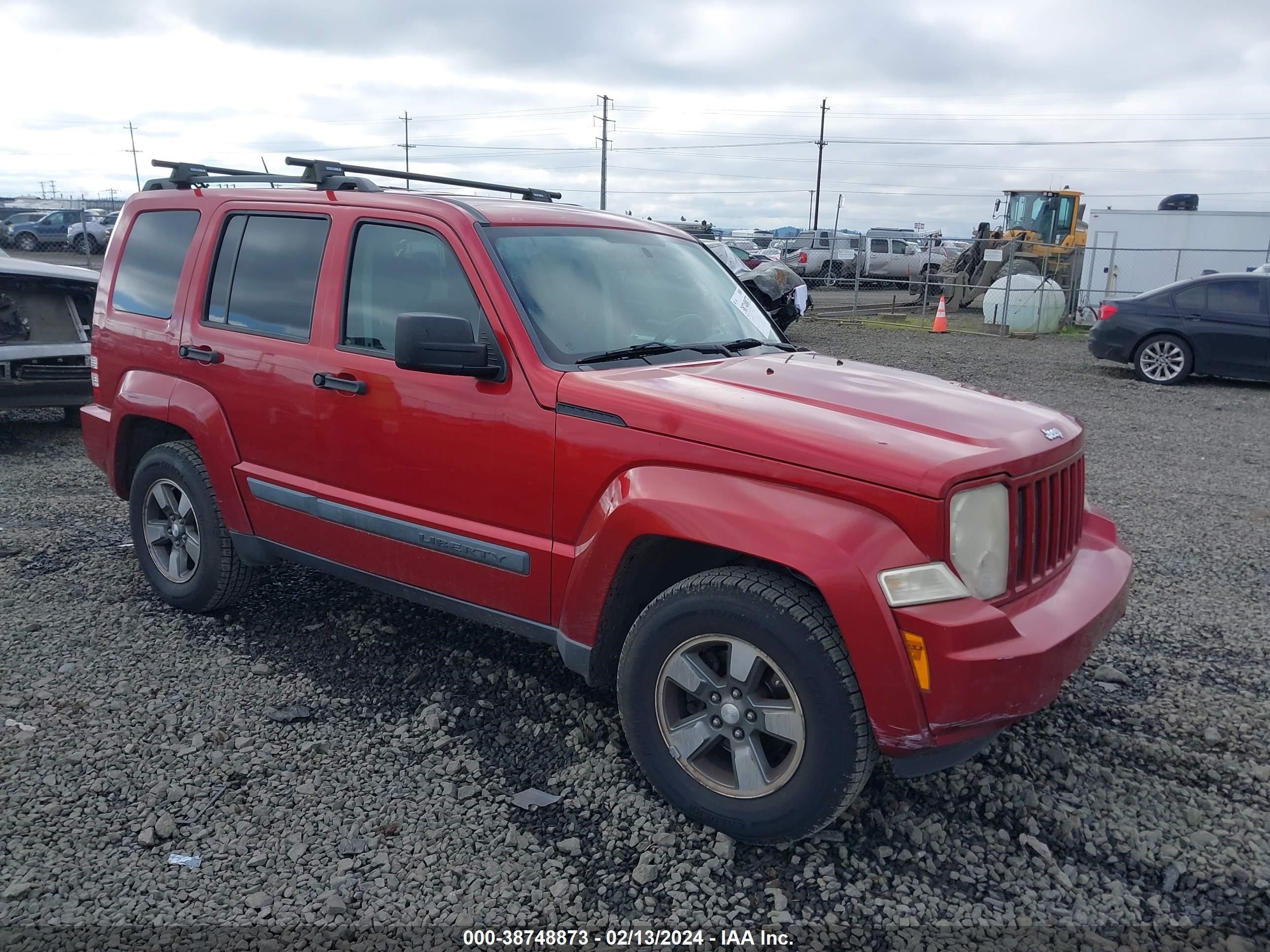 JEEP LIBERTY (NORTH AMERICA) 2008 1j8gn28k48w133248