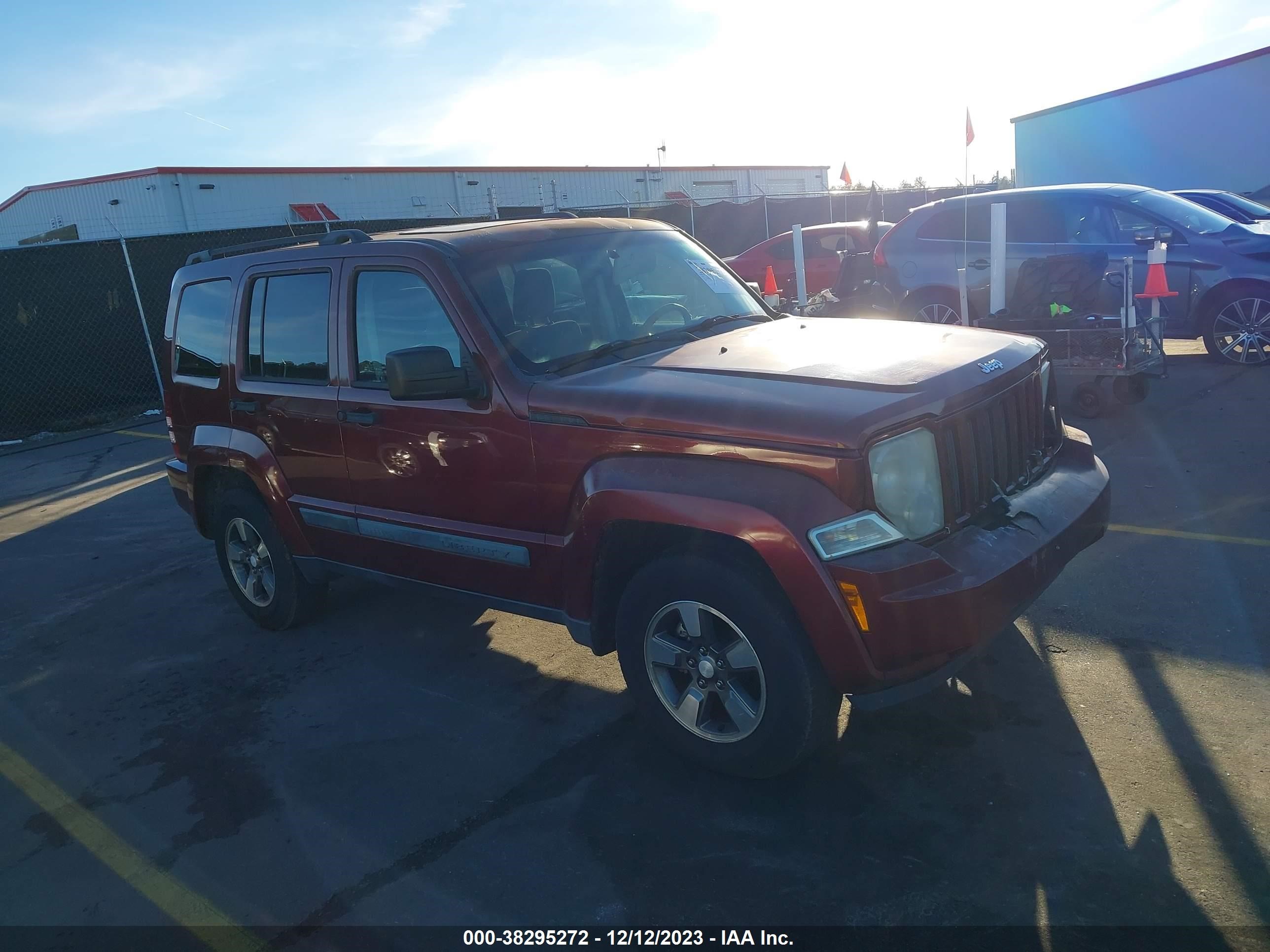 JEEP LIBERTY (NORTH AMERICA) 2008 1j8gn28k58w286379