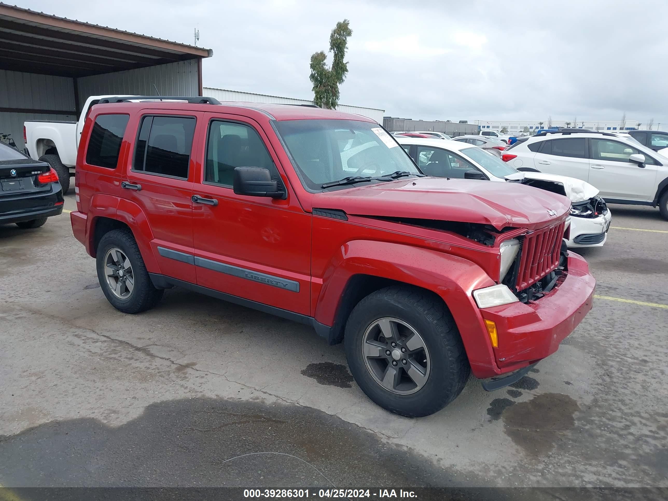 JEEP LIBERTY (NORTH AMERICA) 2008 1j8gn28k78w183027