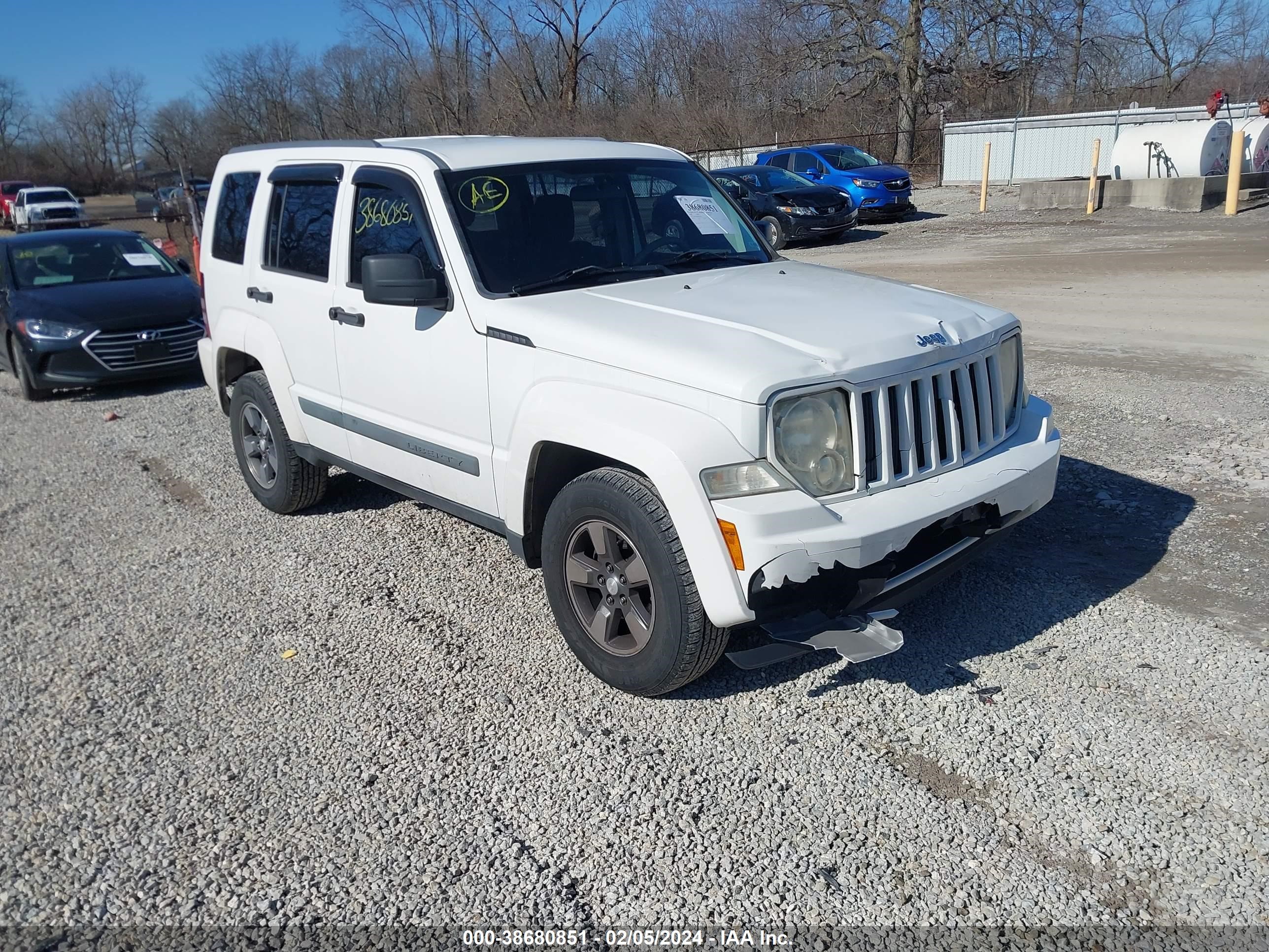 JEEP LIBERTY (NORTH AMERICA) 2008 1j8gn28k98w106157