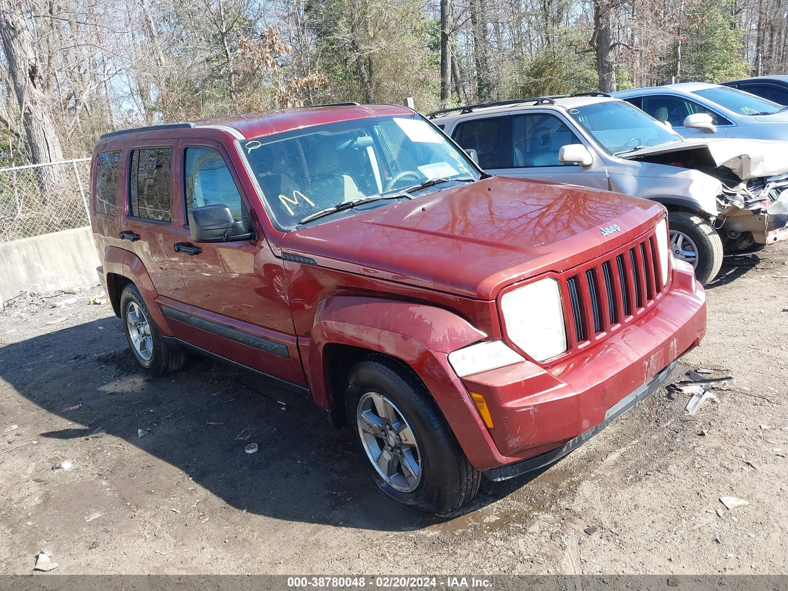 JEEP LIBERTY (NORTH AMERICA) 2008 1j8gn28kx8w199724