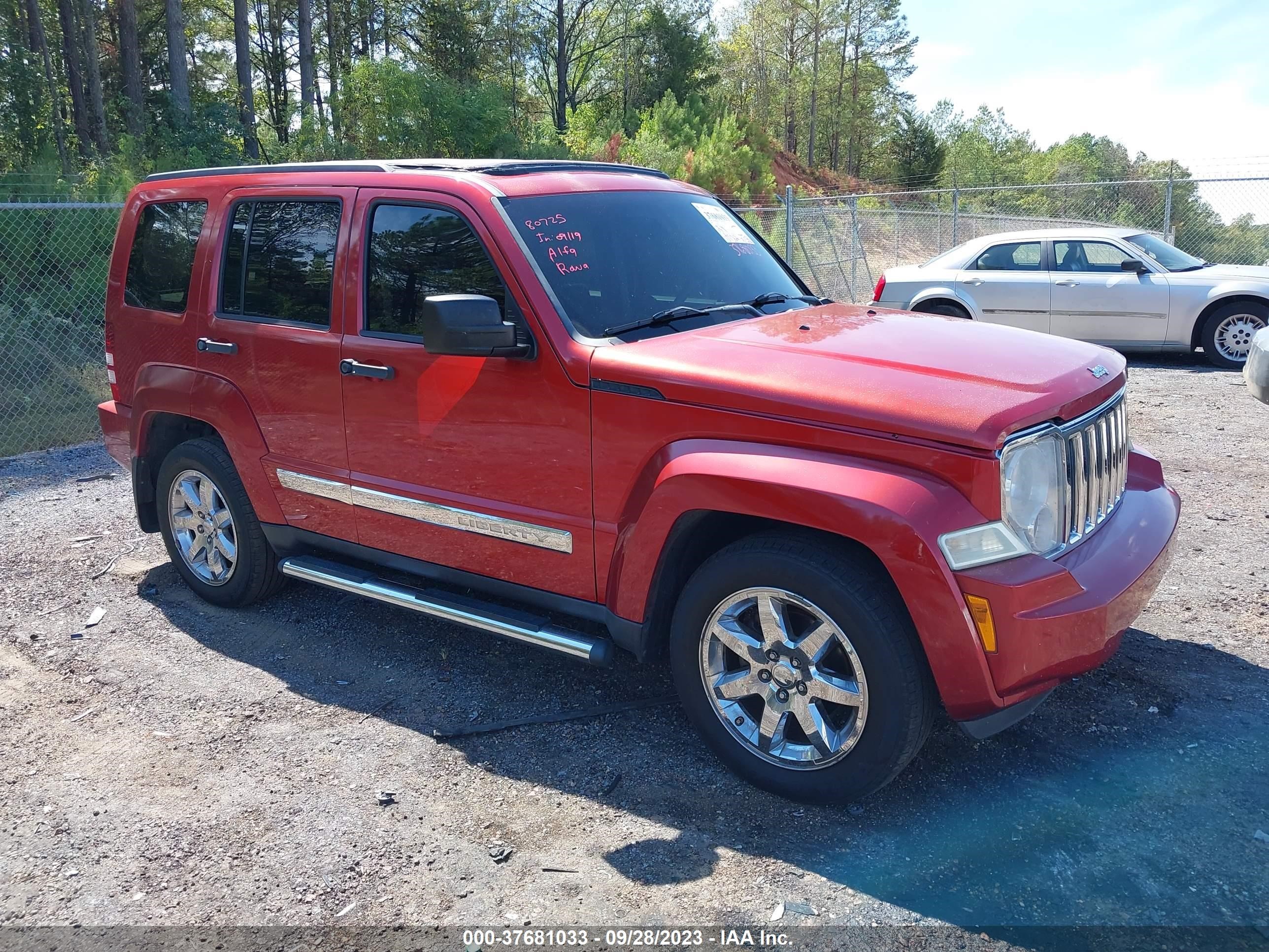 JEEP LIBERTY (NORTH AMERICA) 2008 1j8gn58k08w239830