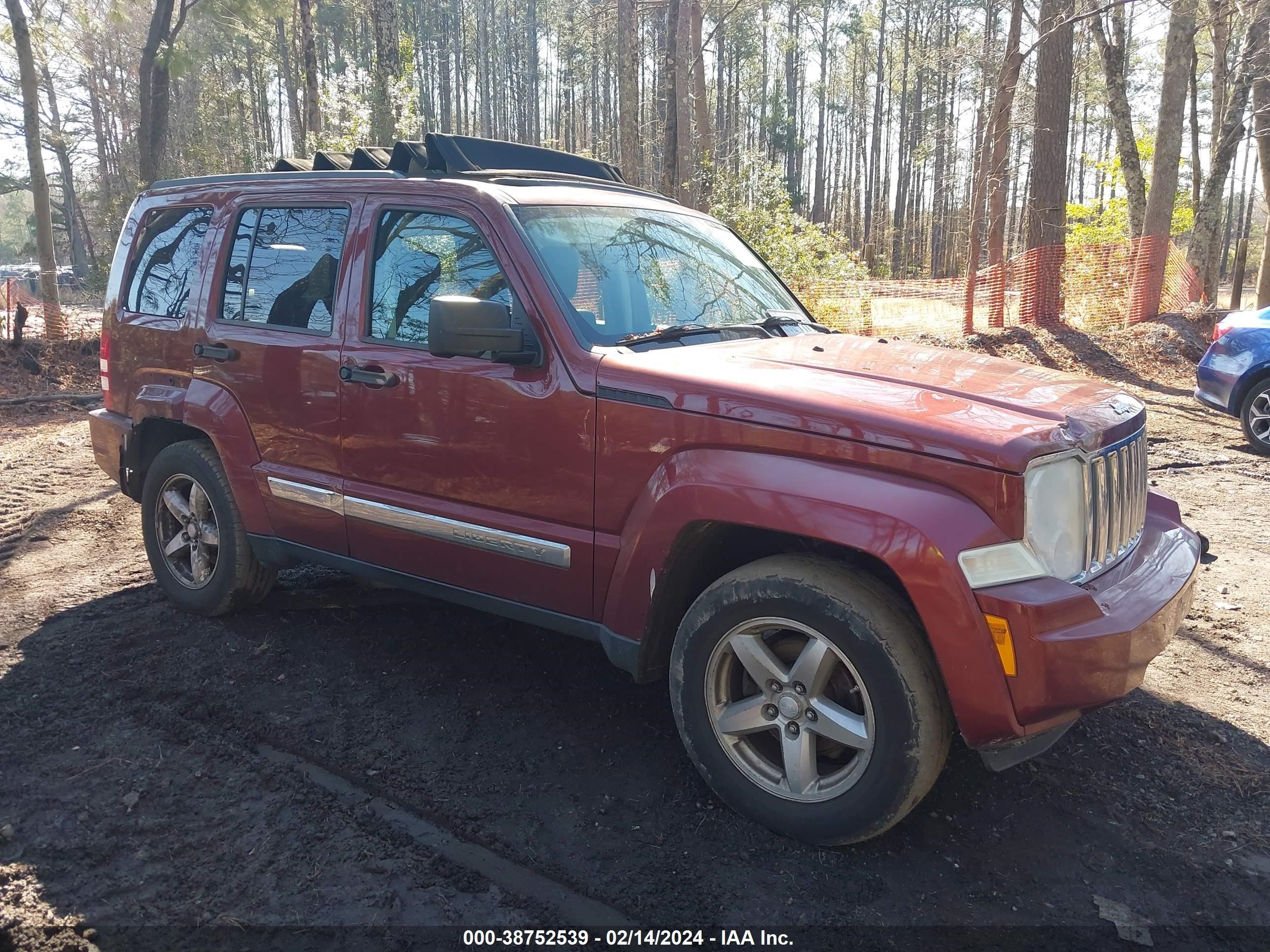 JEEP LIBERTY (NORTH AMERICA) 2008 1j8gn58k78w256415