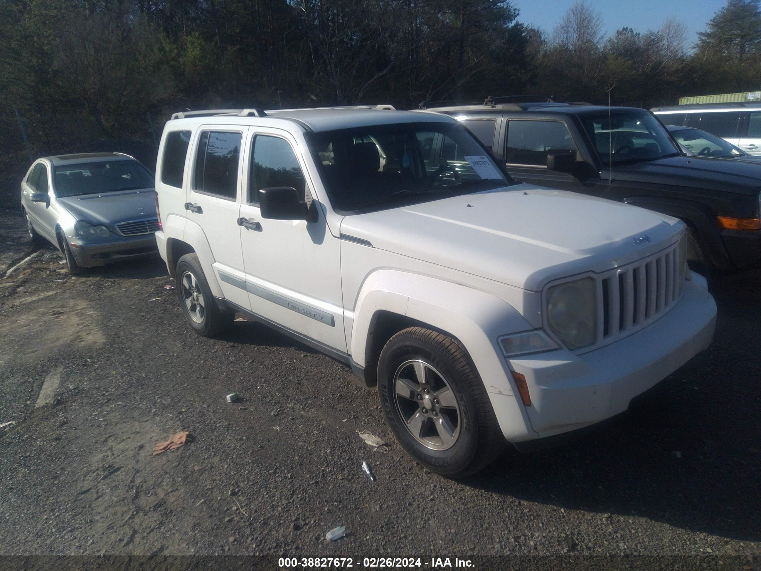 JEEP LIBERTY (NORTH AMERICA) 2008 1j8gp28k38w195055