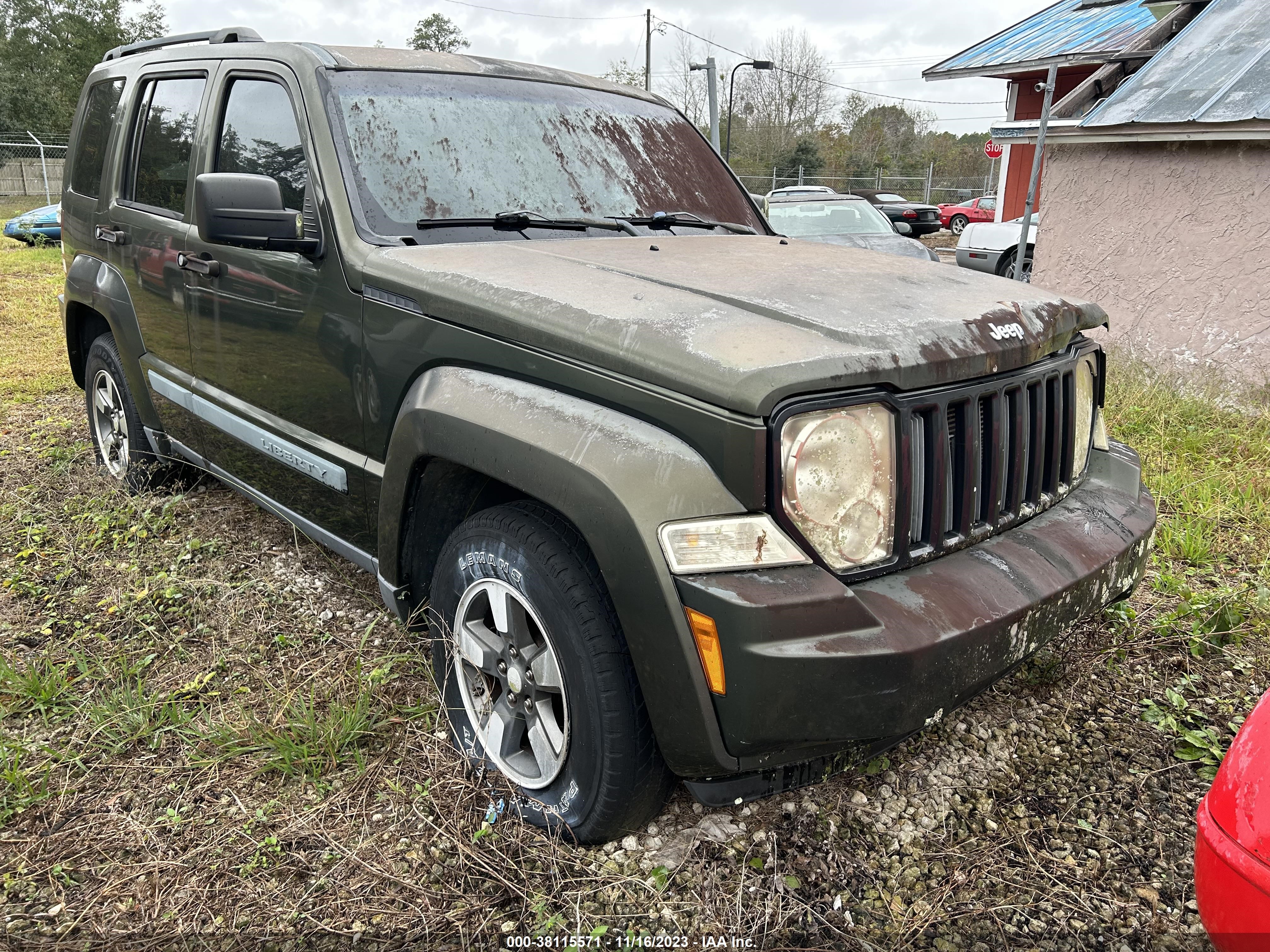 JEEP LIBERTY (NORTH AMERICA) 2008 1j8gp28k48w160914