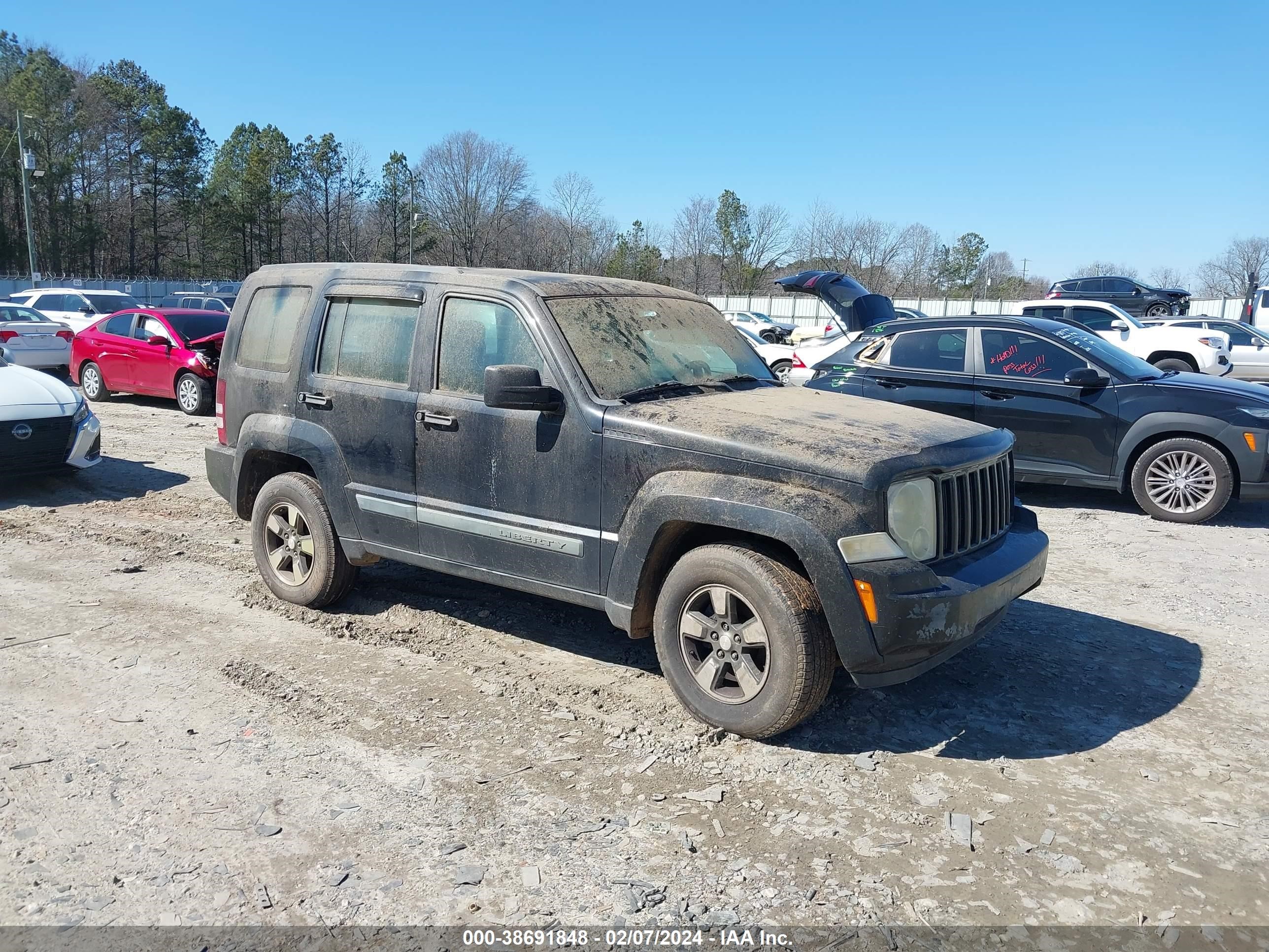 JEEP LIBERTY (NORTH AMERICA) 2008 1j8gp28k58w200546