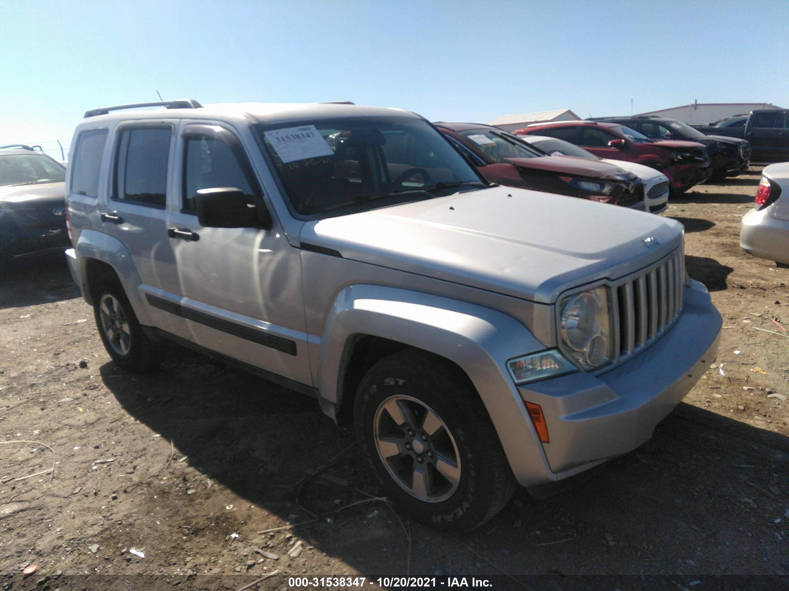 JEEP LIBERTY (NORTH AMERICA) 2008 1j8gp28k58w268474