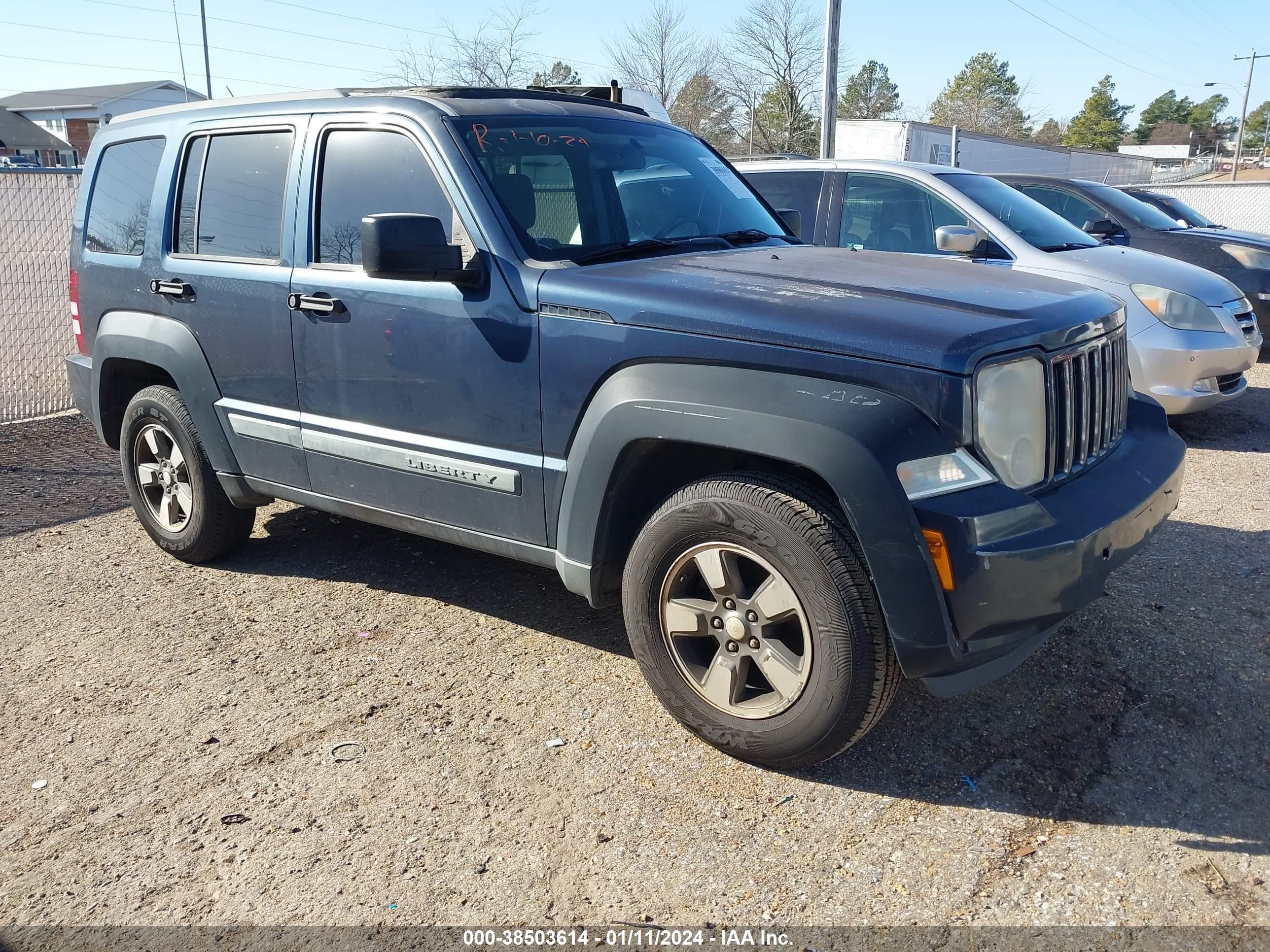 JEEP LIBERTY (NORTH AMERICA) 2008 1j8gp28kx8w286033