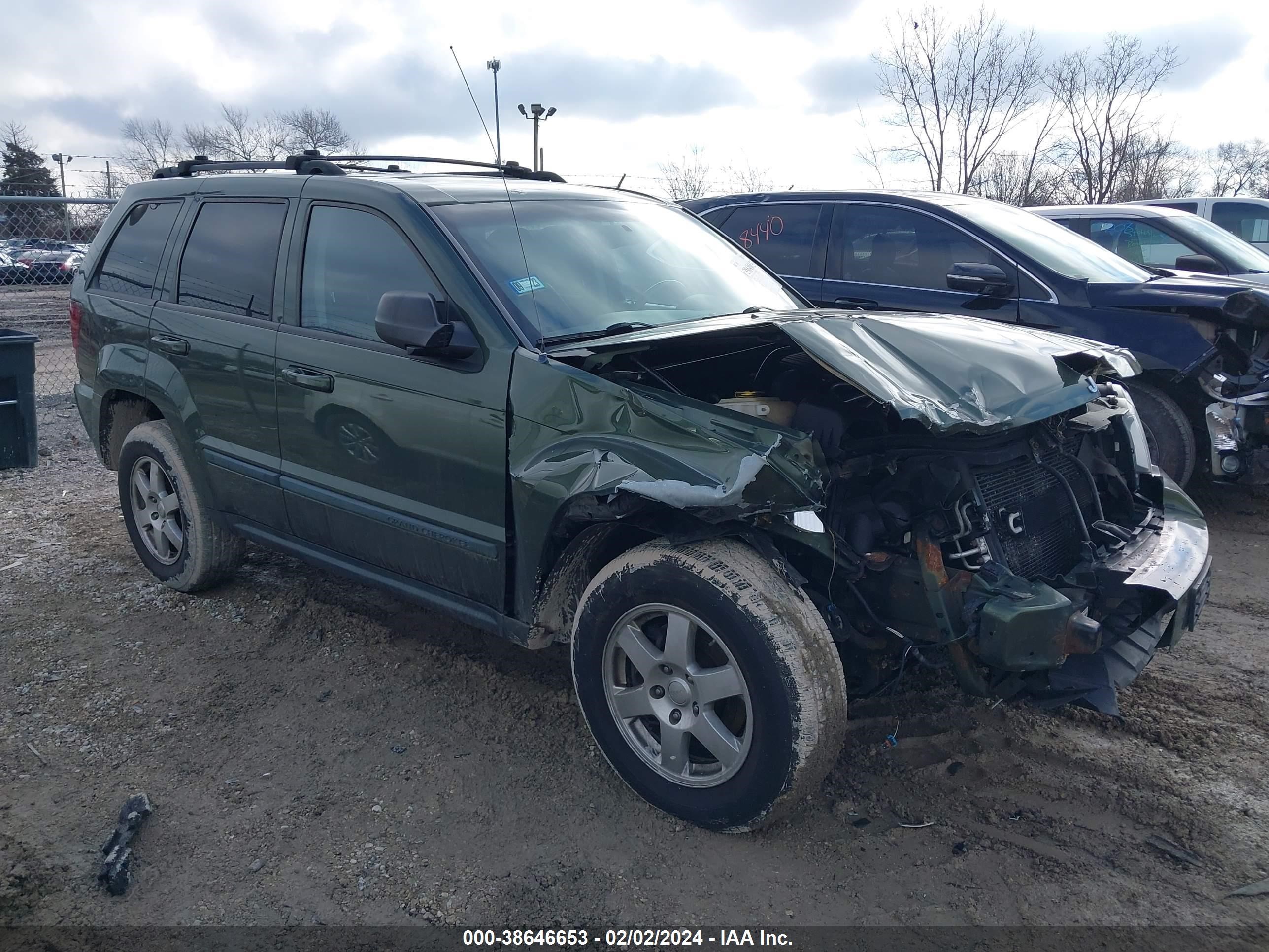 JEEP GRAND CHEROKEE 2008 1j8gr48k08c237673