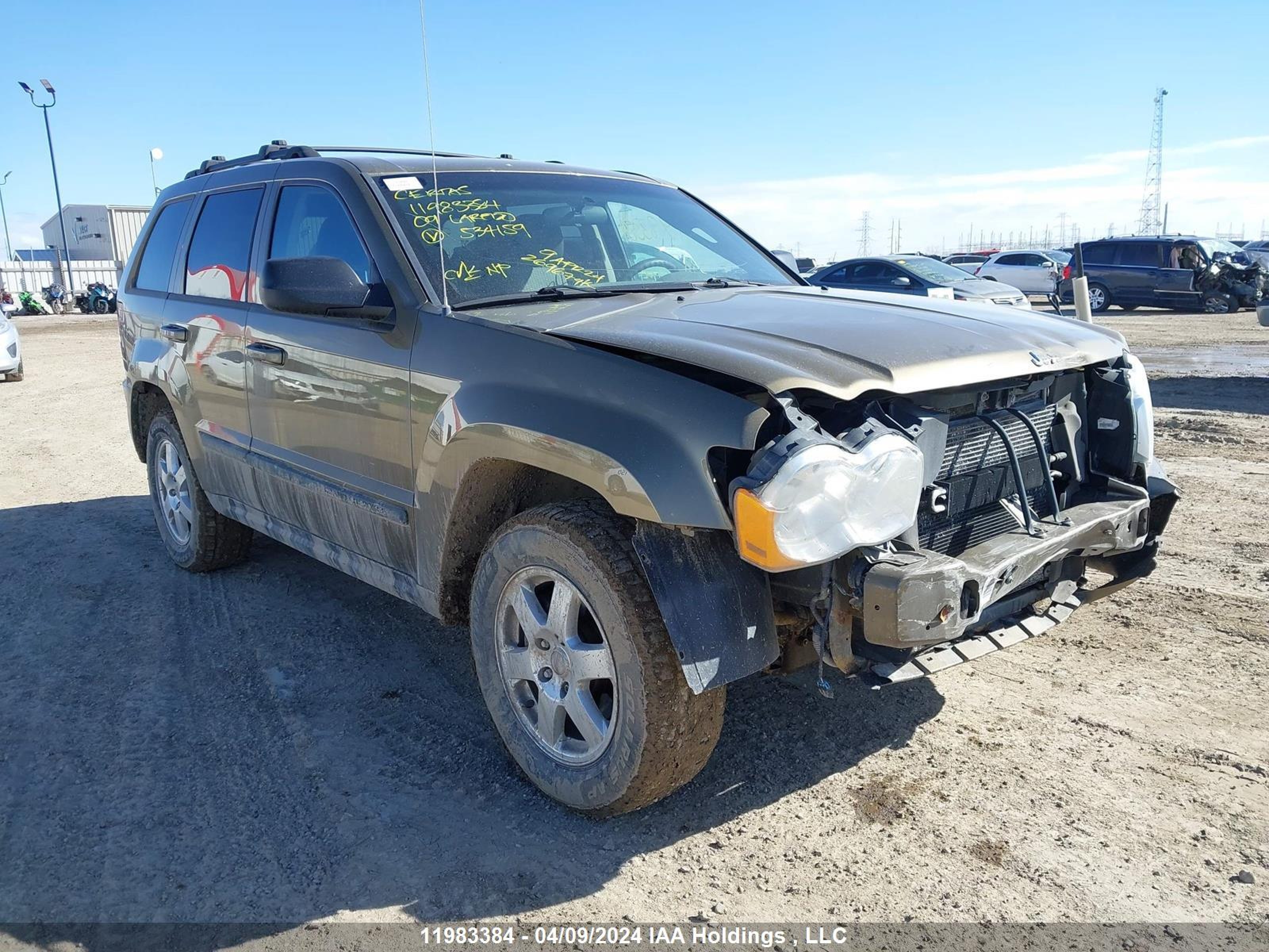 JEEP GRAND CHEROKEE 2009 1j8gr48k19c534159