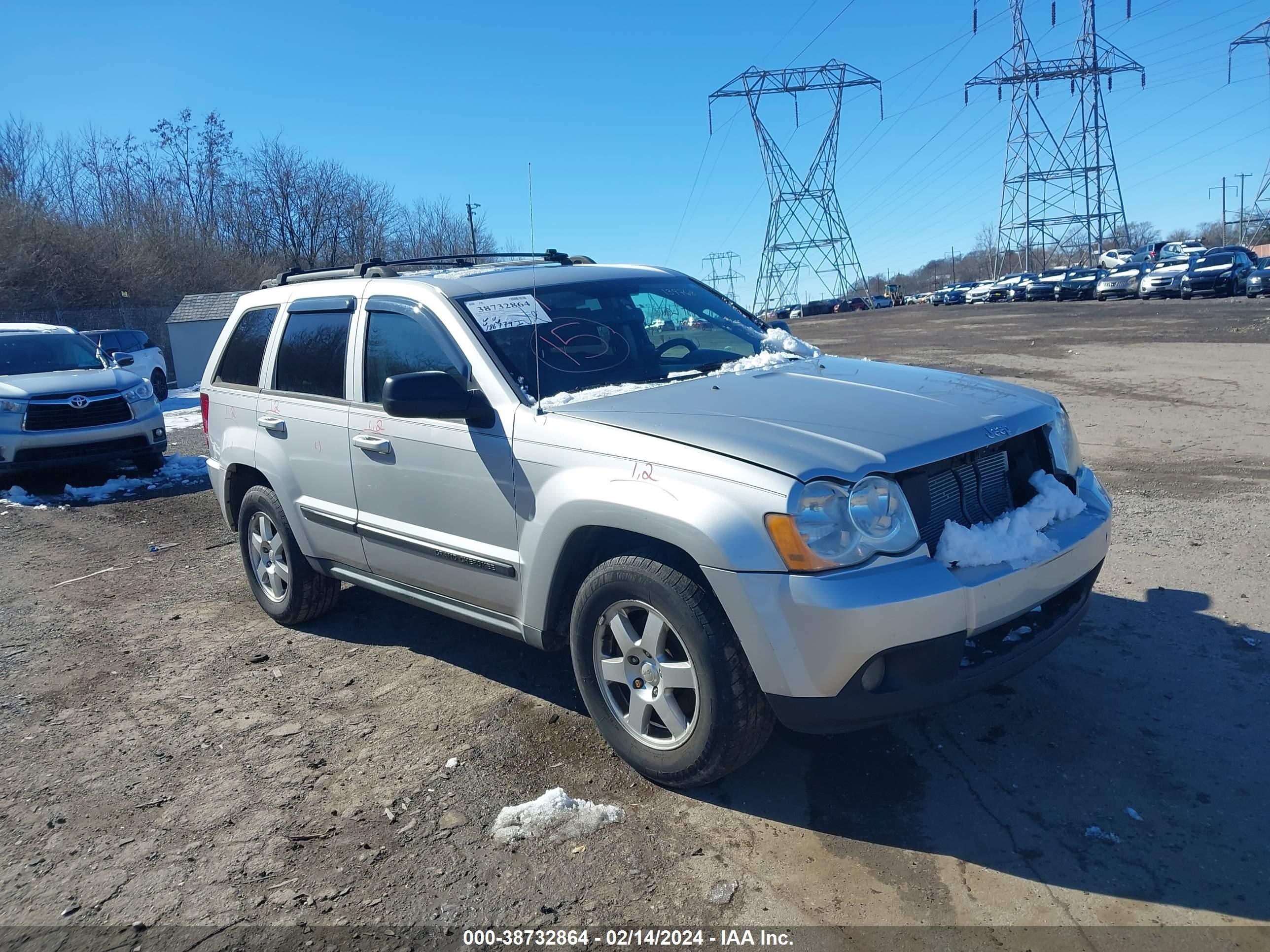 JEEP GRAND CHEROKEE 2008 1j8gr48k38c139768