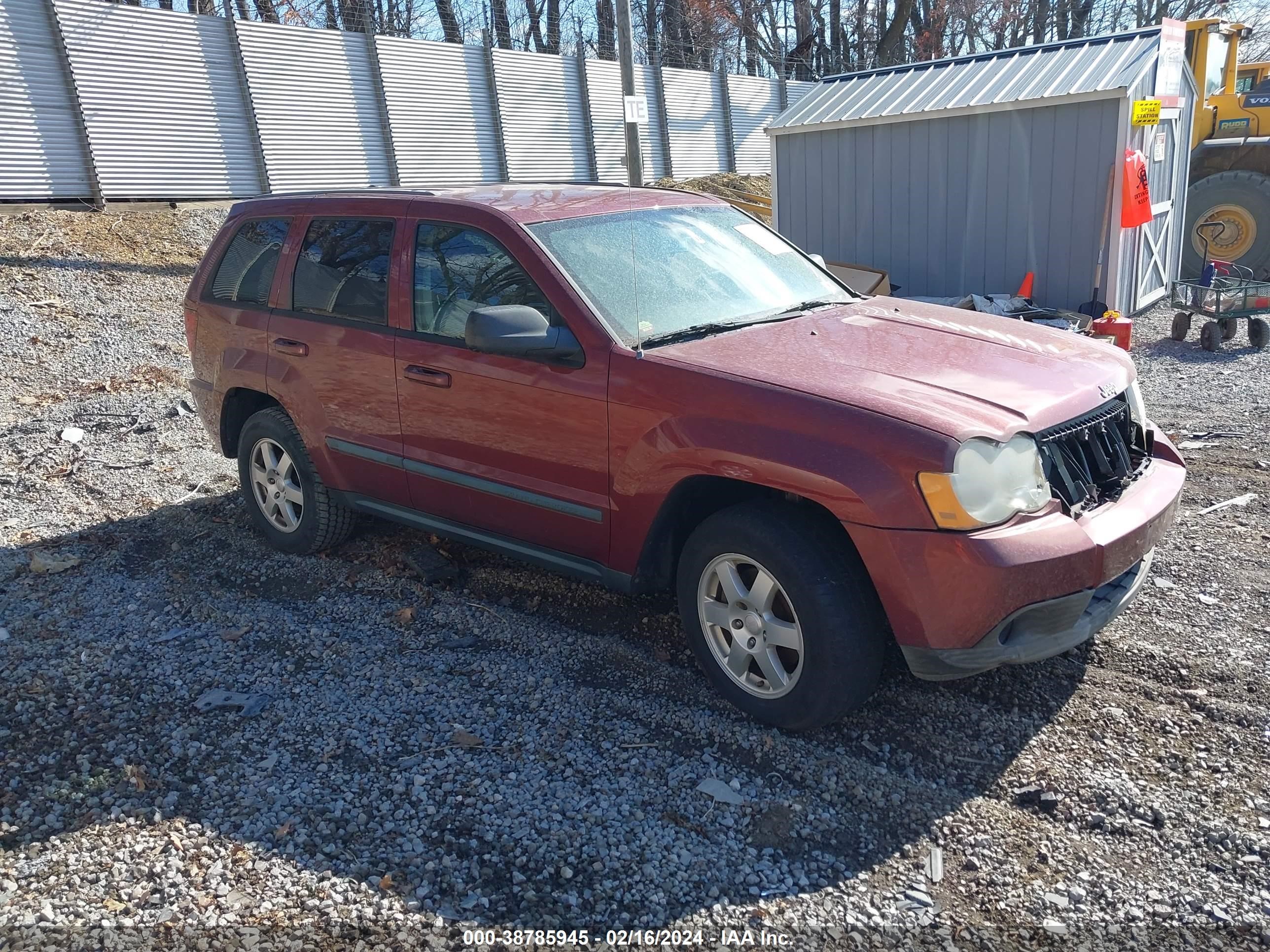 JEEP GRAND CHEROKEE 2008 1j8gr48k38c217336