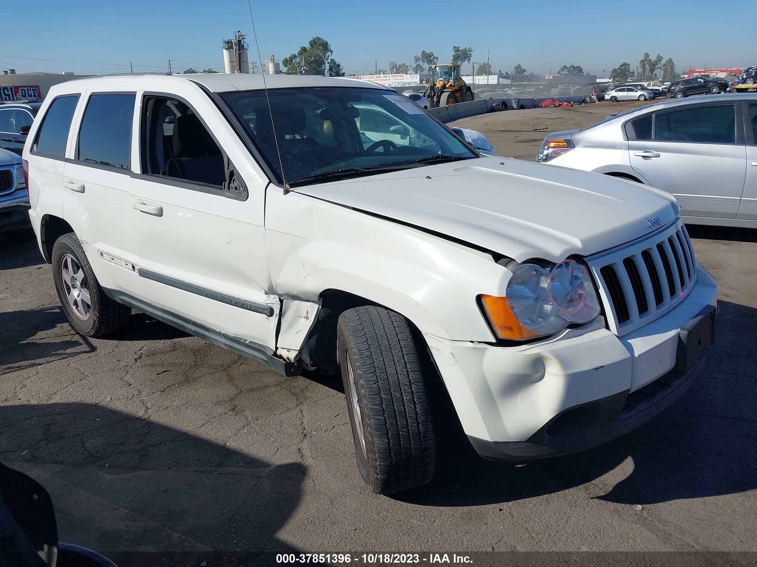 JEEP GRAND CHEROKEE 2008 1j8gr48kx8c196095