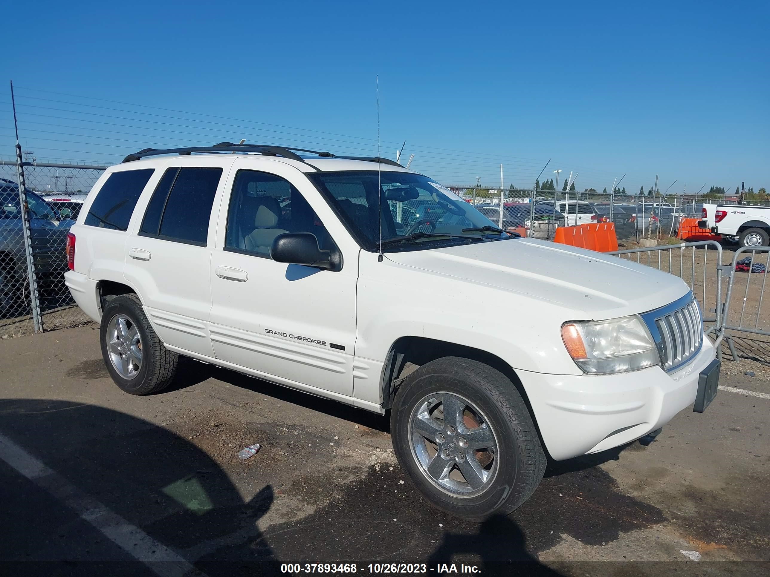 JEEP GRAND CHEROKEE 2004 1j8gw58j94c319904