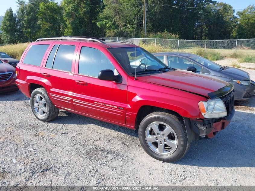 JEEP GRAND CHEROKEE 2004 1j8gw58n24c148268