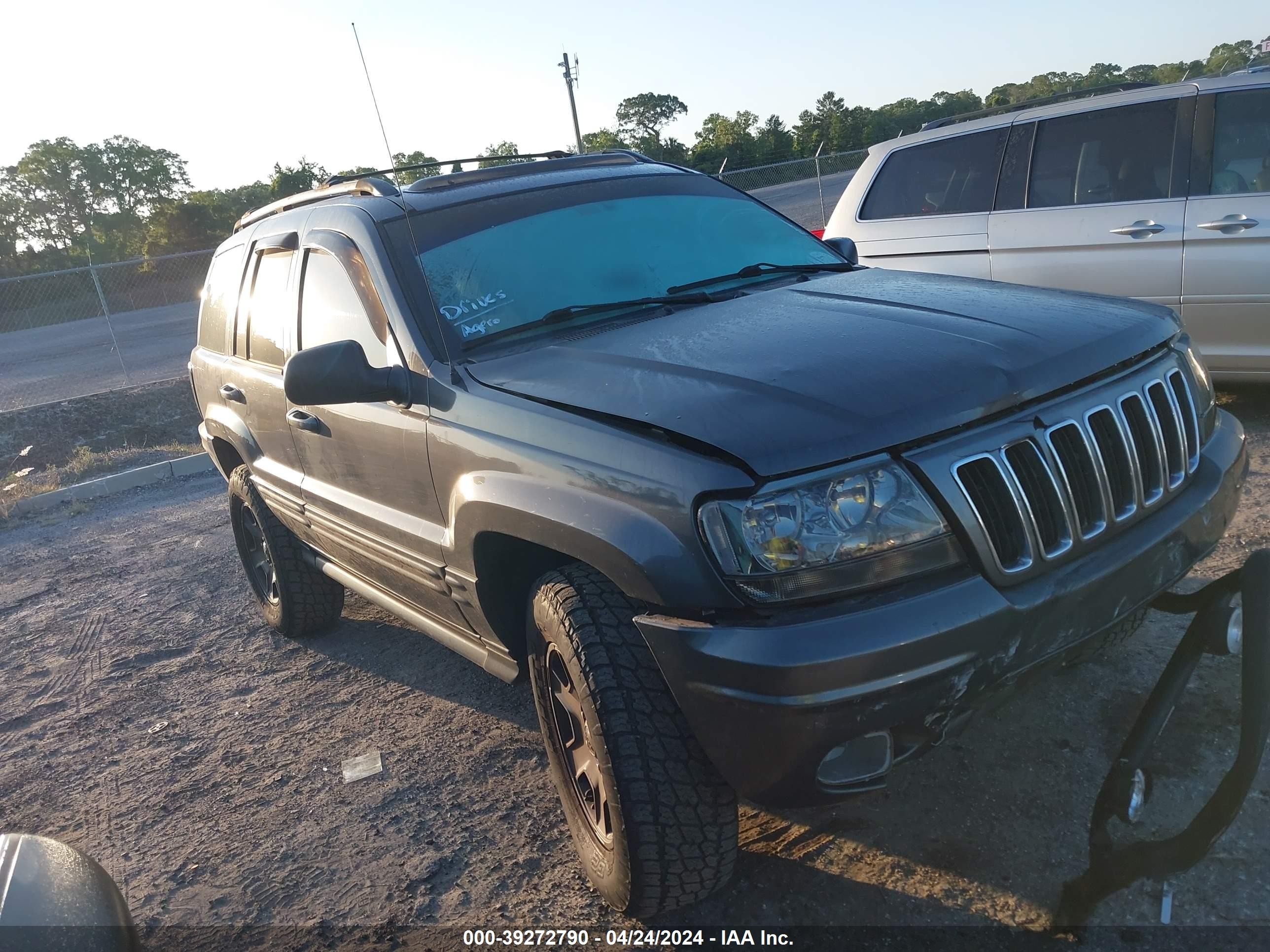 JEEP GRAND CHEROKEE 2002 1j8gw68j02c234534