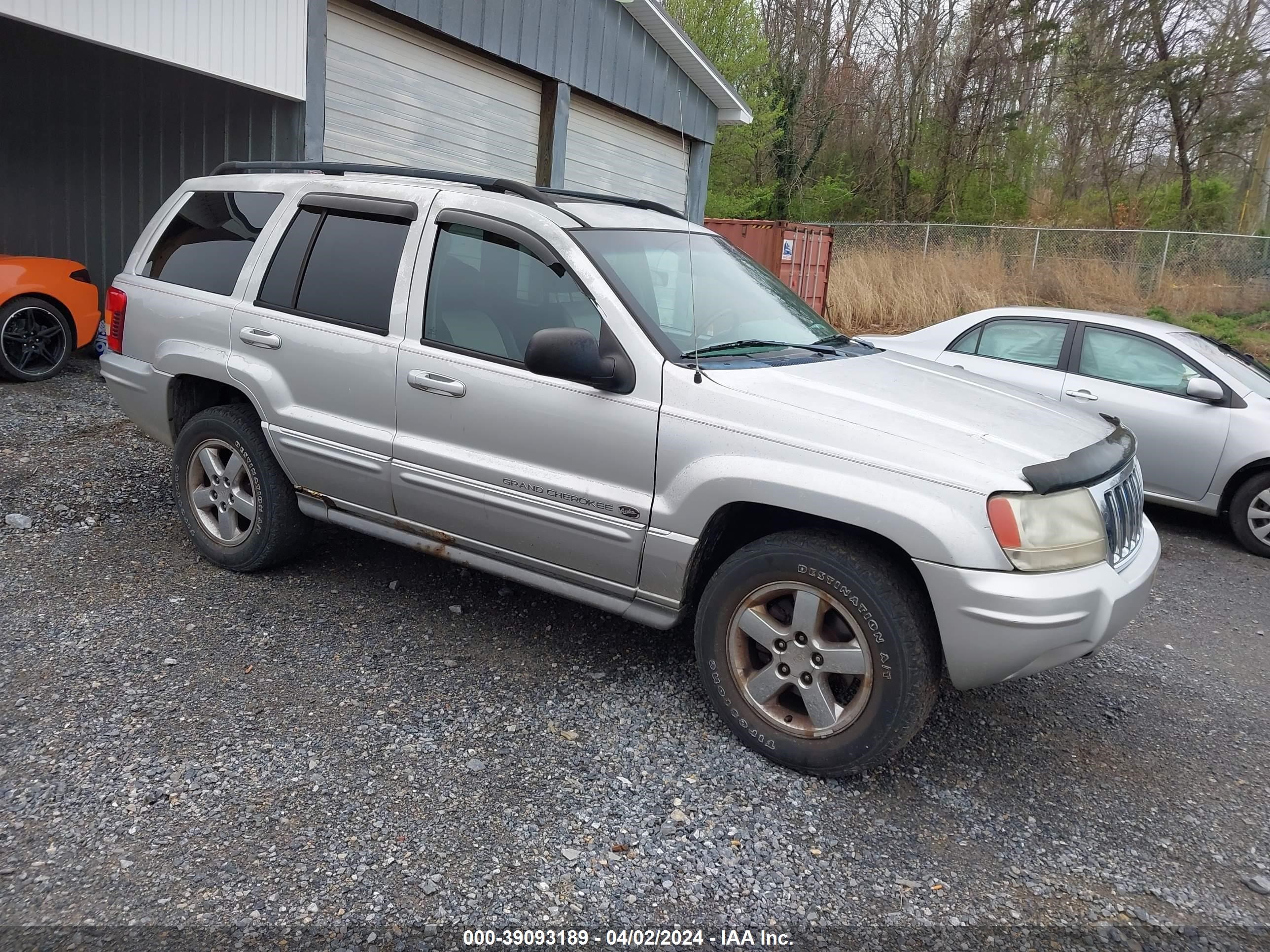 JEEP GRAND CHEROKEE 2004 1j8gw68j14c153691