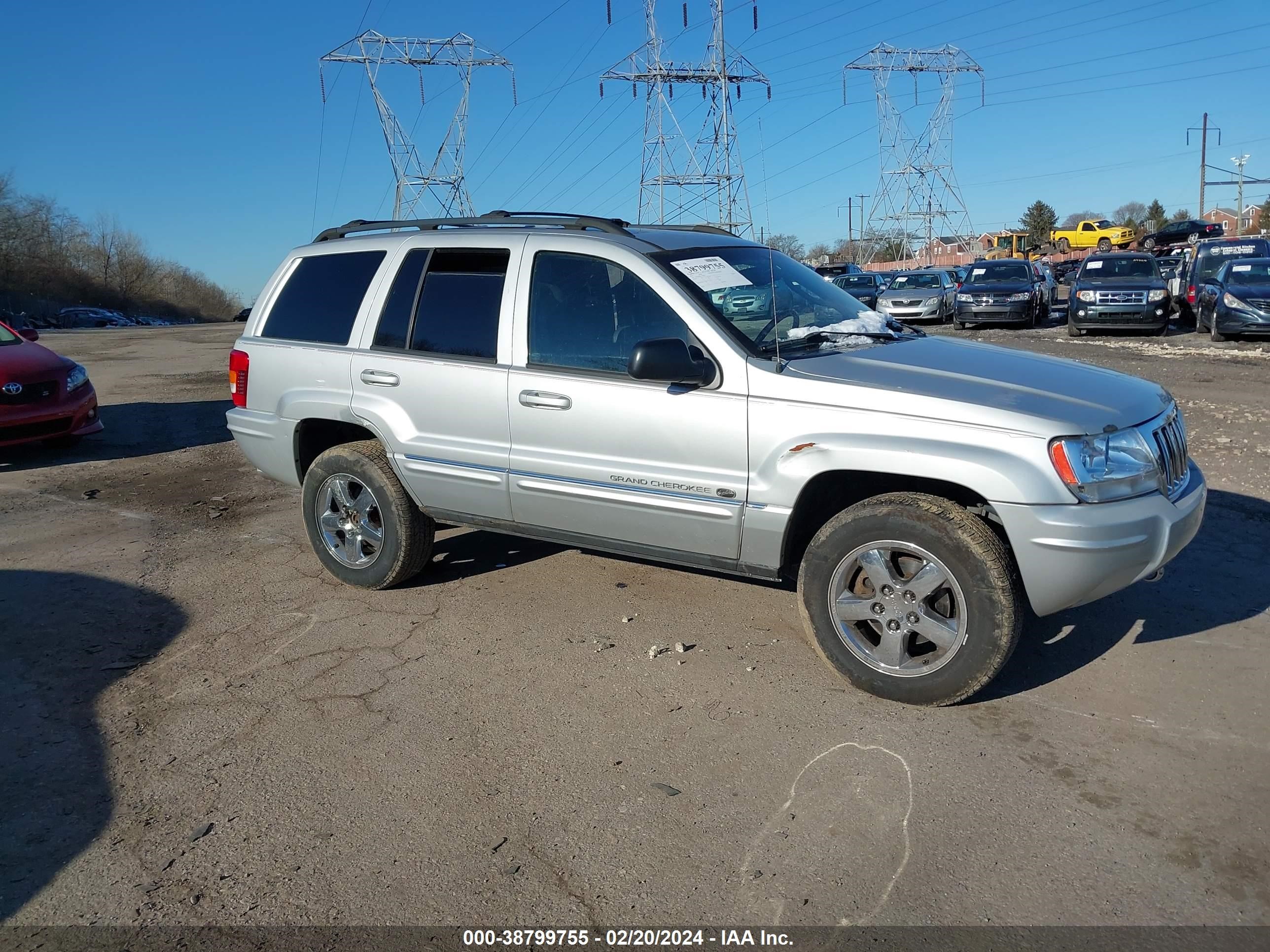 JEEP GRAND CHEROKEE 2004 1j8gw68j54c198262