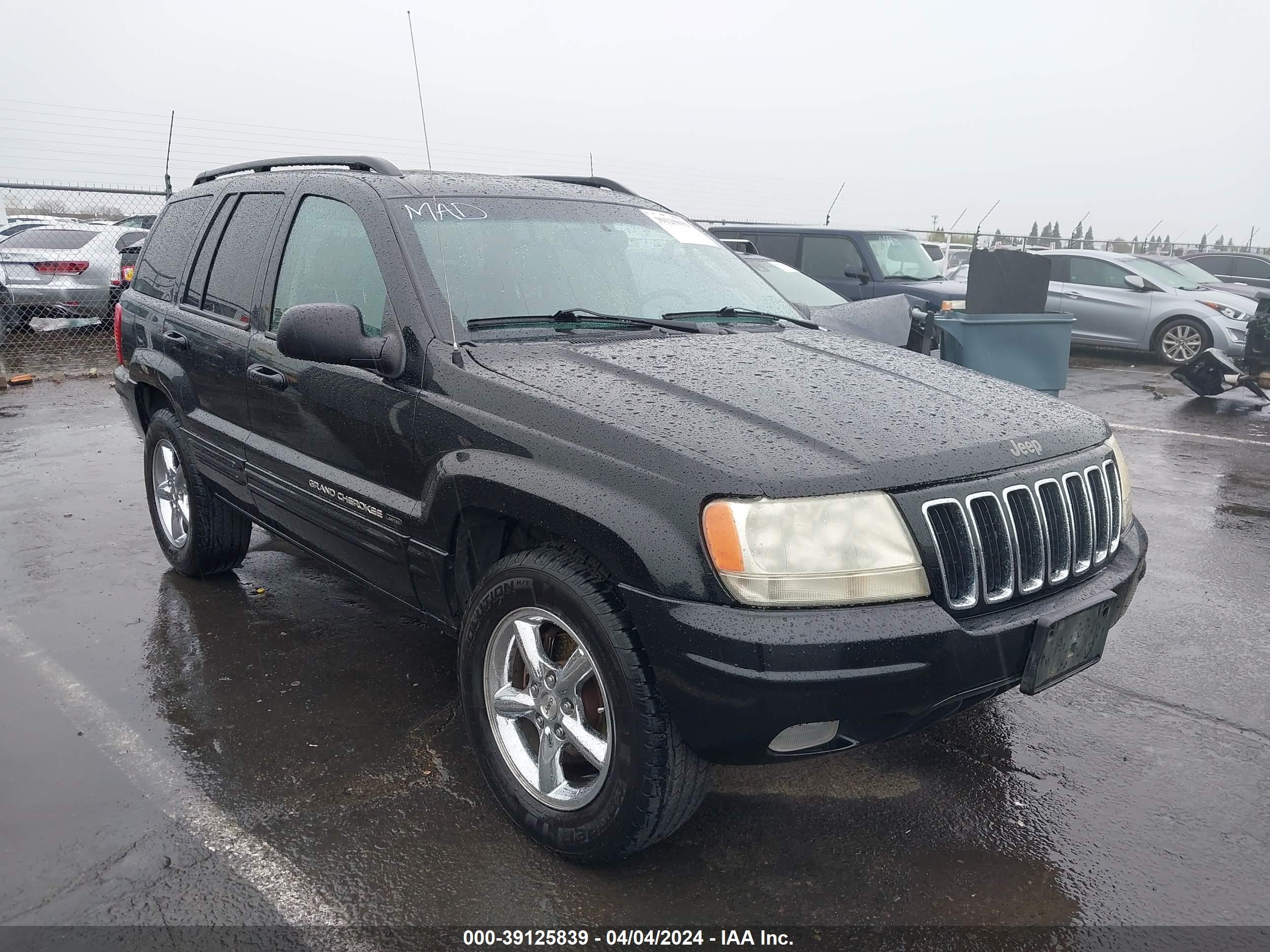 JEEP GRAND CHEROKEE 2002 1j8gx58n32c235624