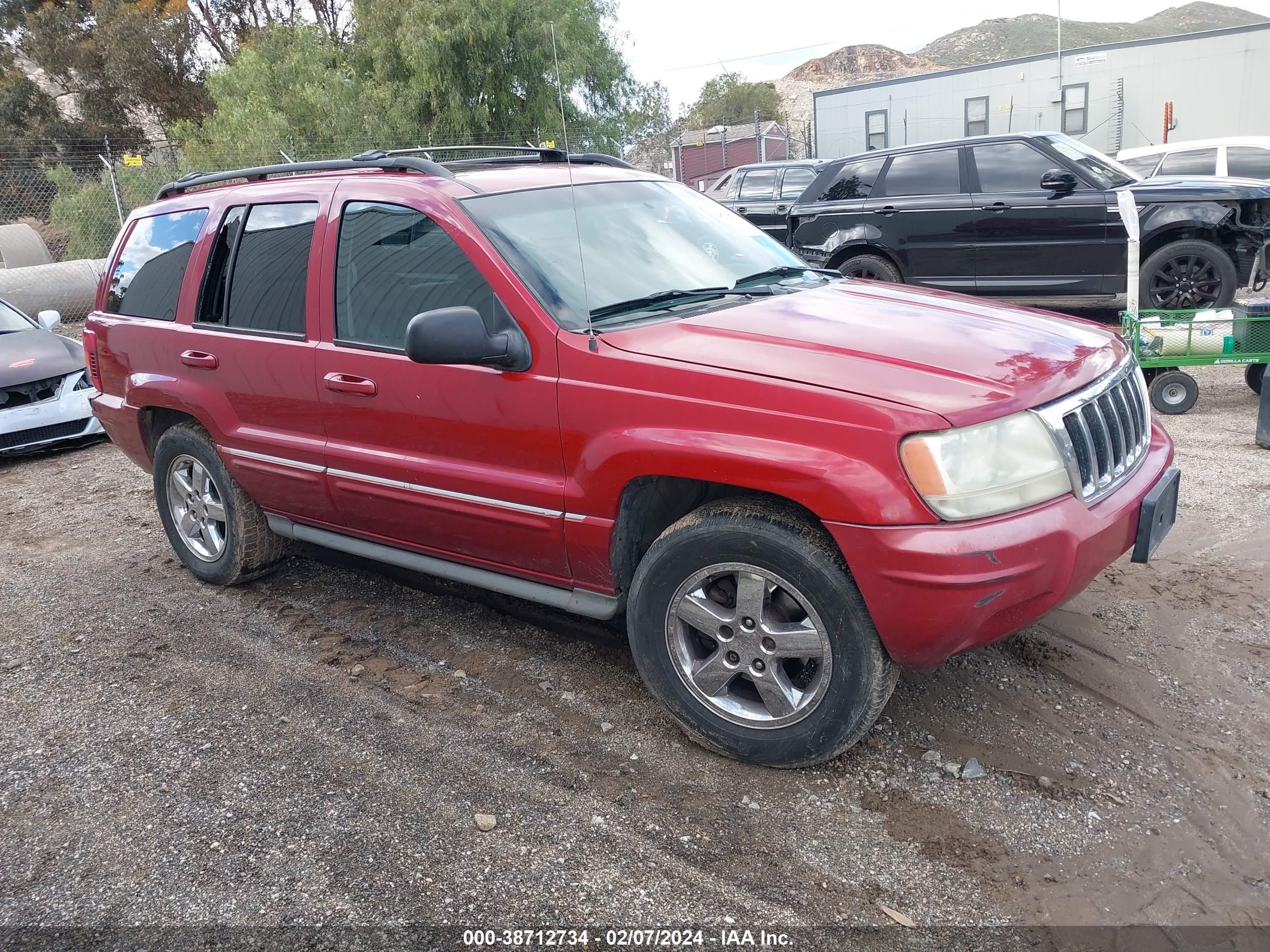 JEEP GRAND CHEROKEE 2004 1j8gx68j74c401584