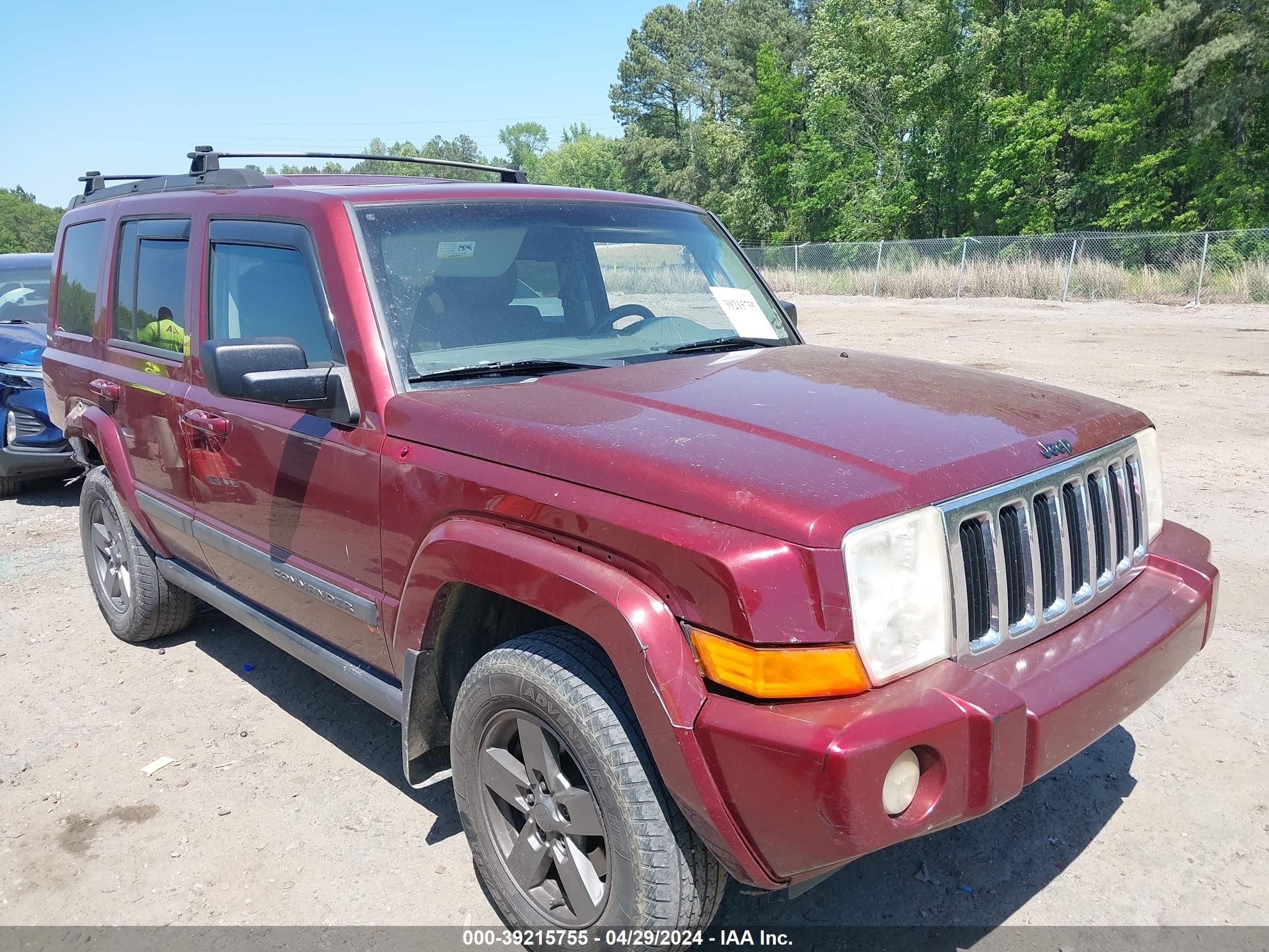 JEEP COMMANDER 2007 1j8hg48k27c570109