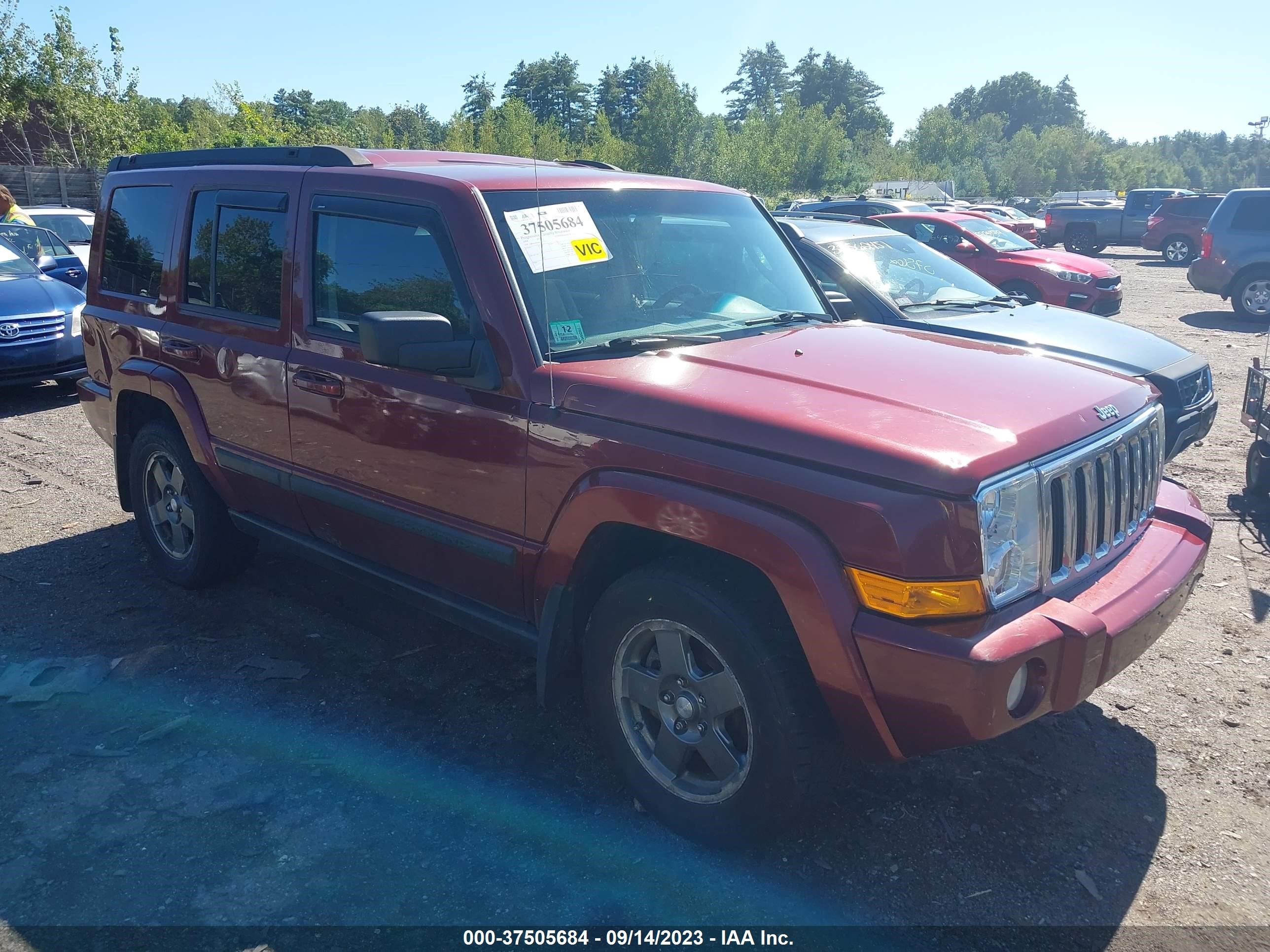 JEEP COMMANDER 2008 1j8hg48n68c127537