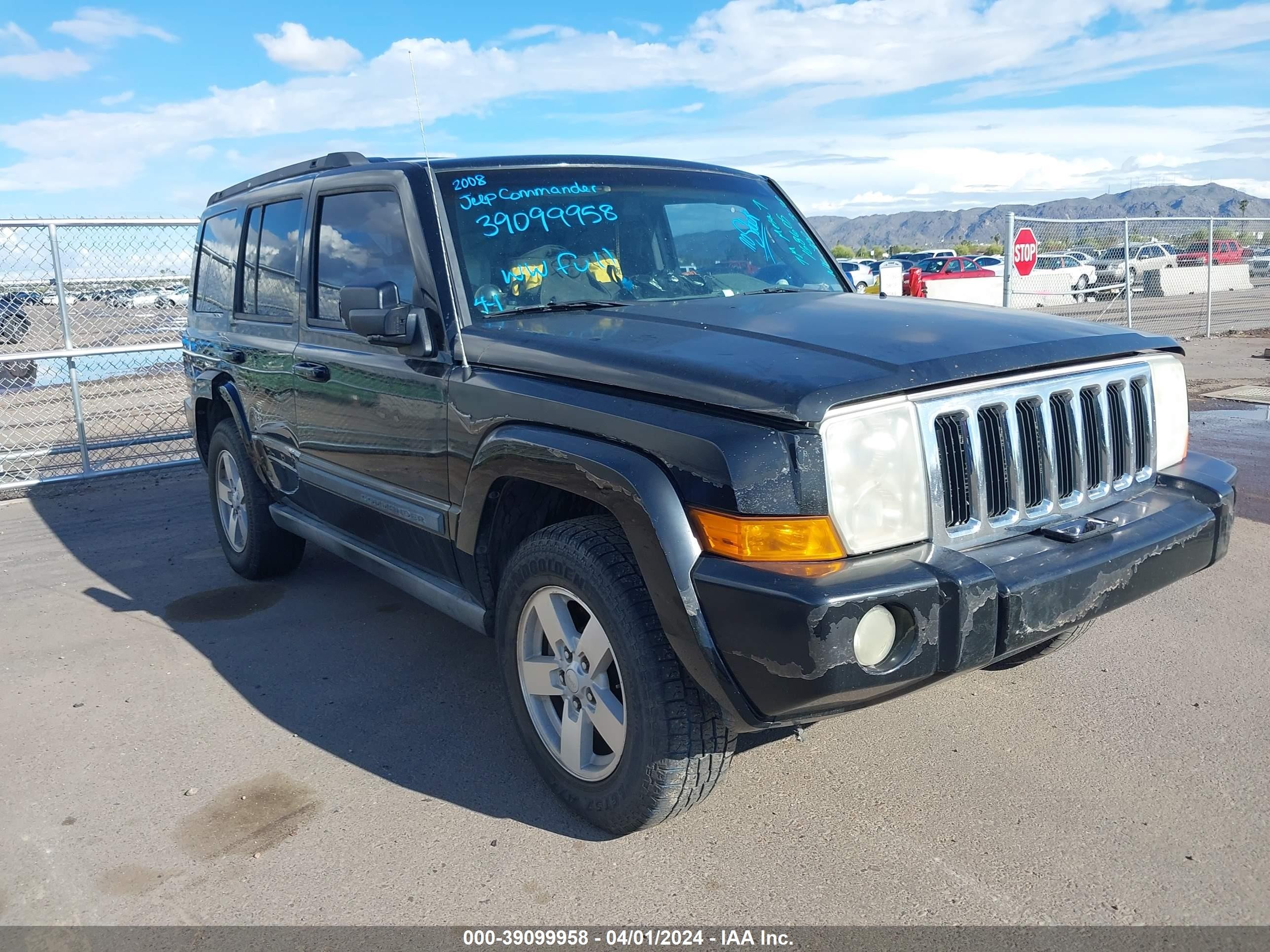 JEEP COMMANDER 2008 1j8hh48k08c168605