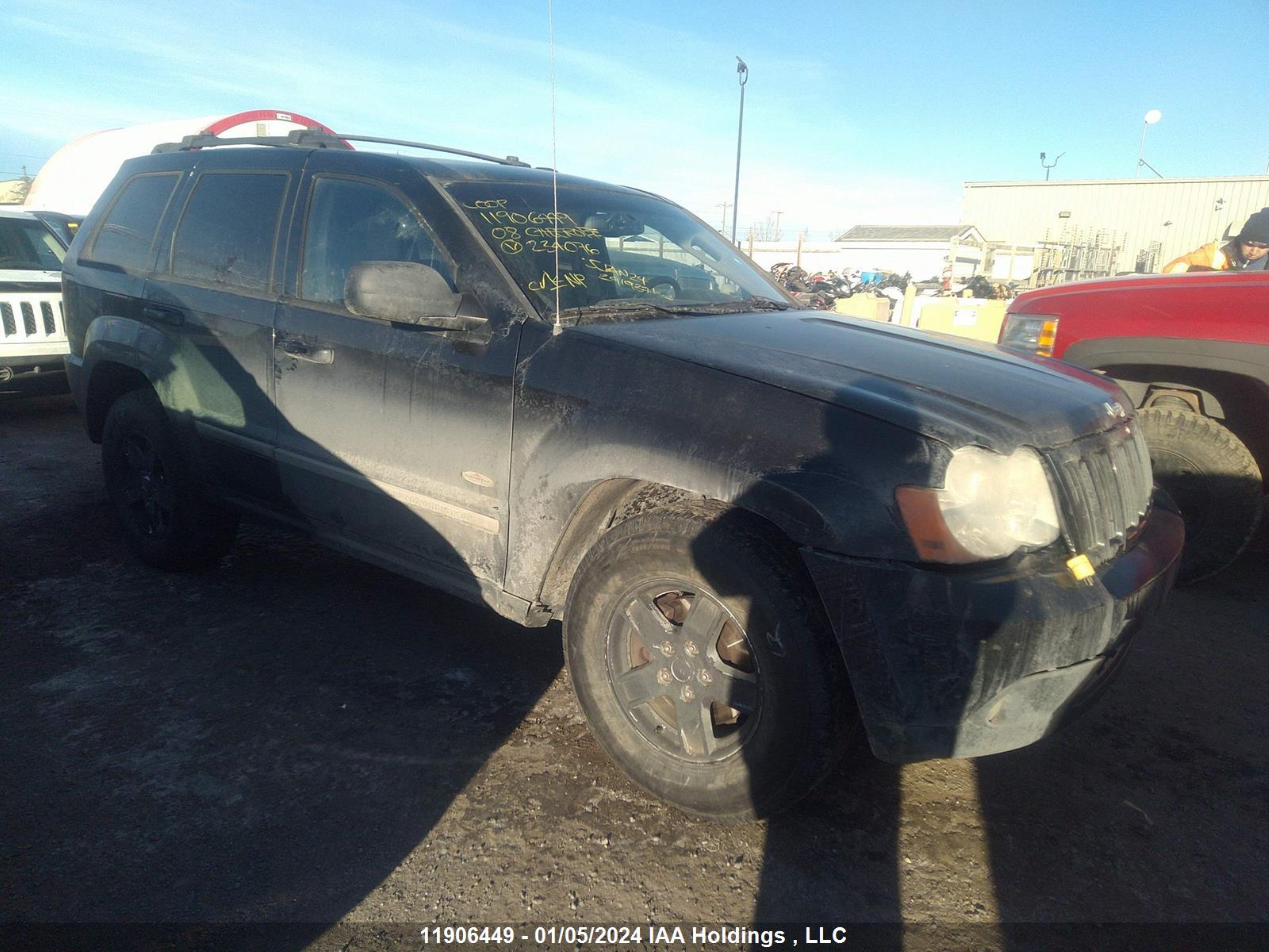 JEEP GRAND CHEROKEE 2008 1j8hr48m38c234076