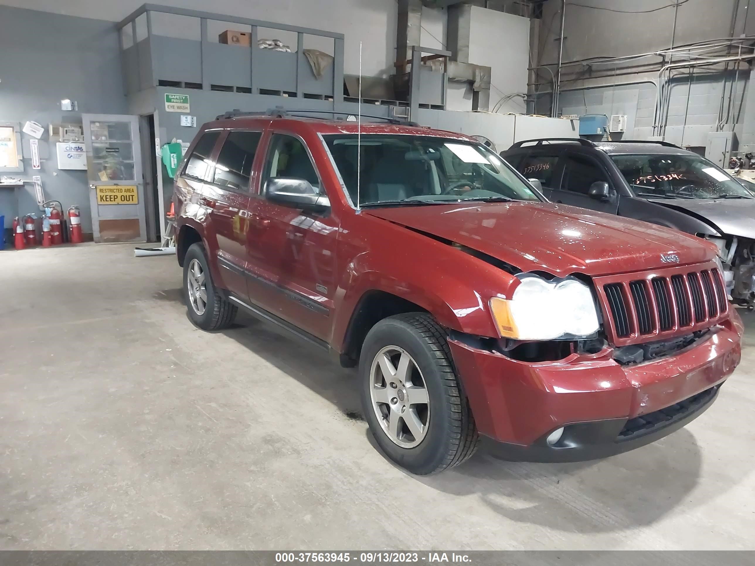 JEEP GRAND CHEROKEE 2008 1j8hr48n78c169239