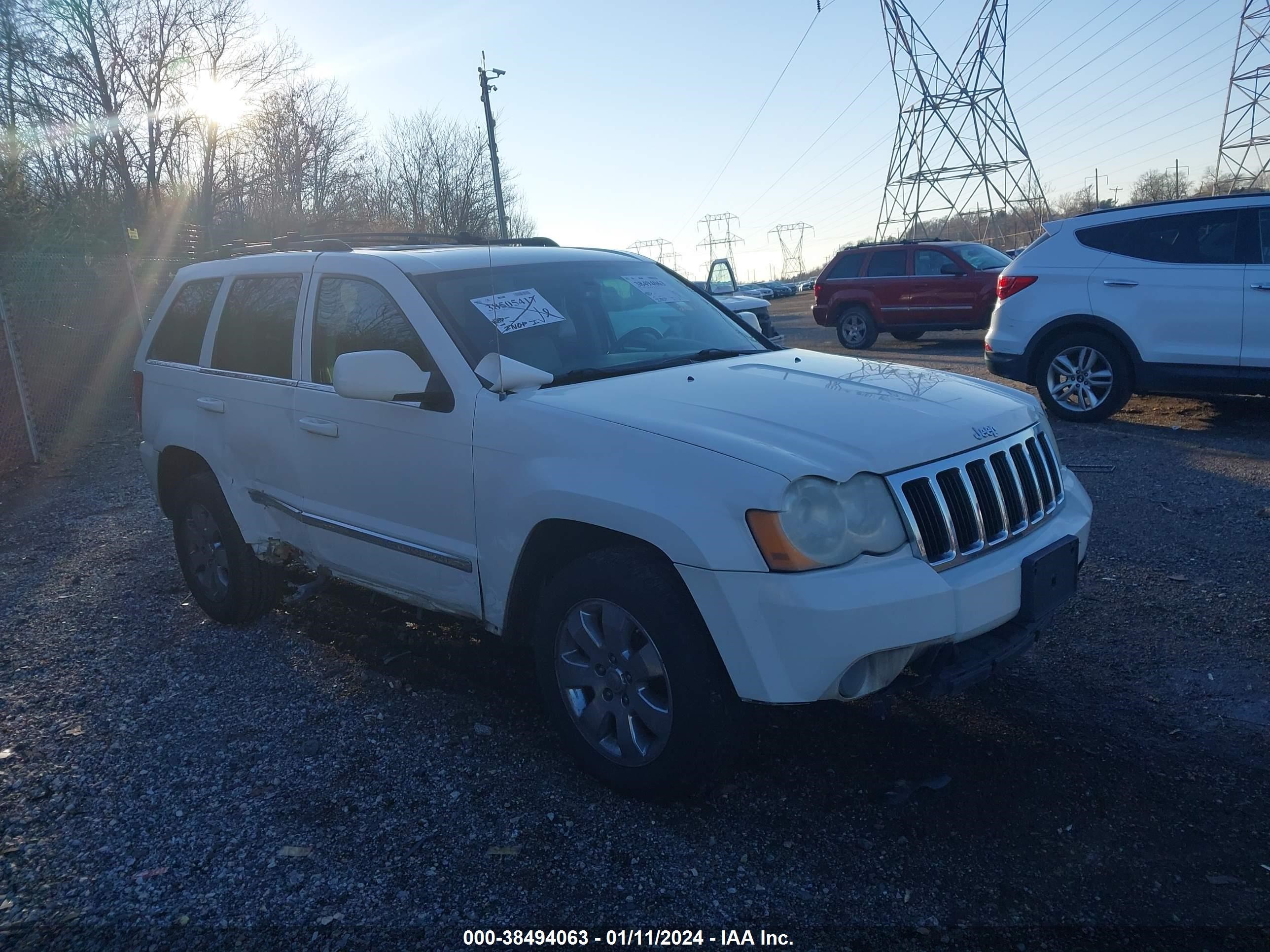 JEEP GRAND CHEROKEE 2008 1j8hr58258c204193