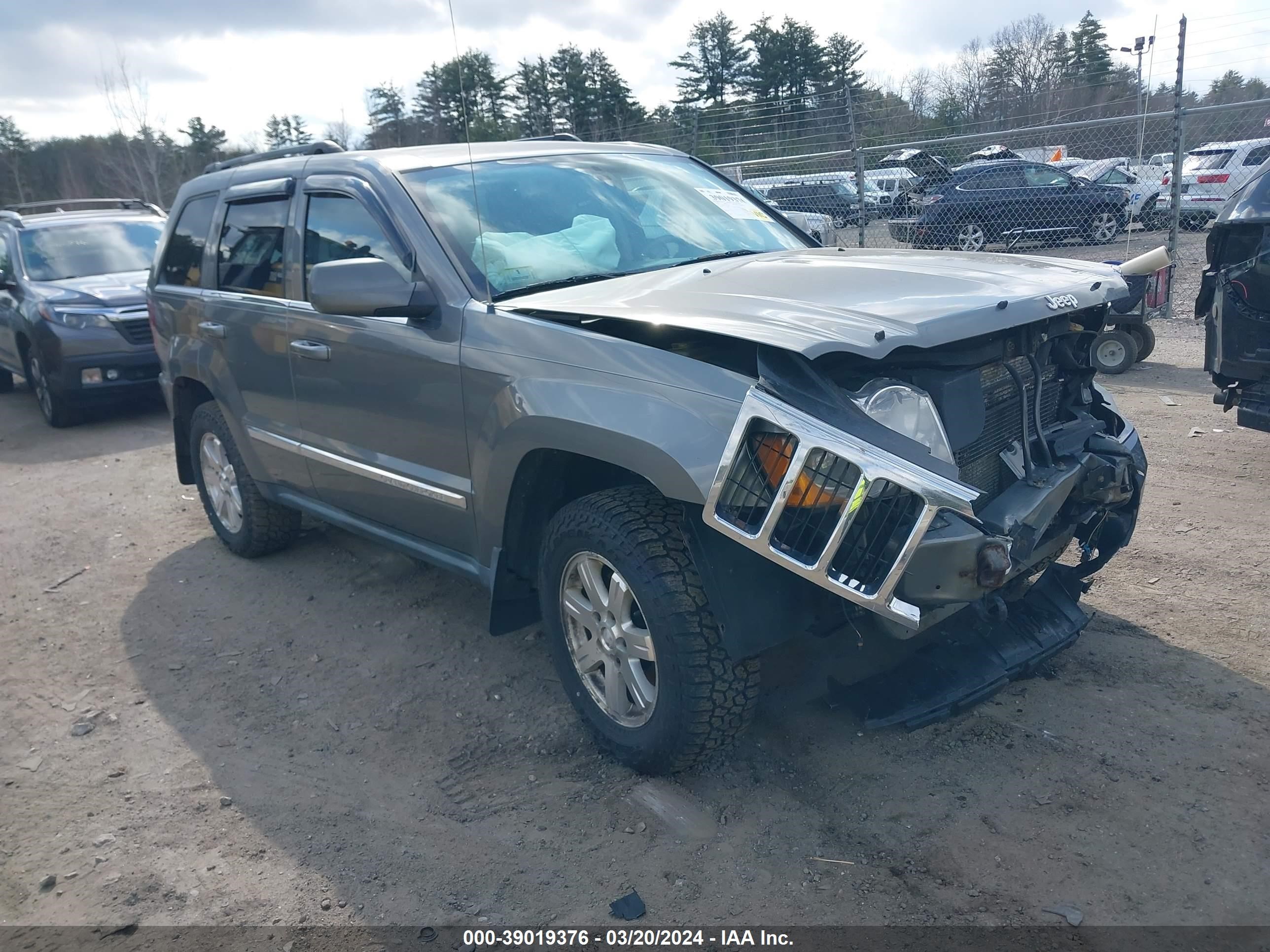 JEEP GRAND CHEROKEE 2008 1j8hr582x8c118555