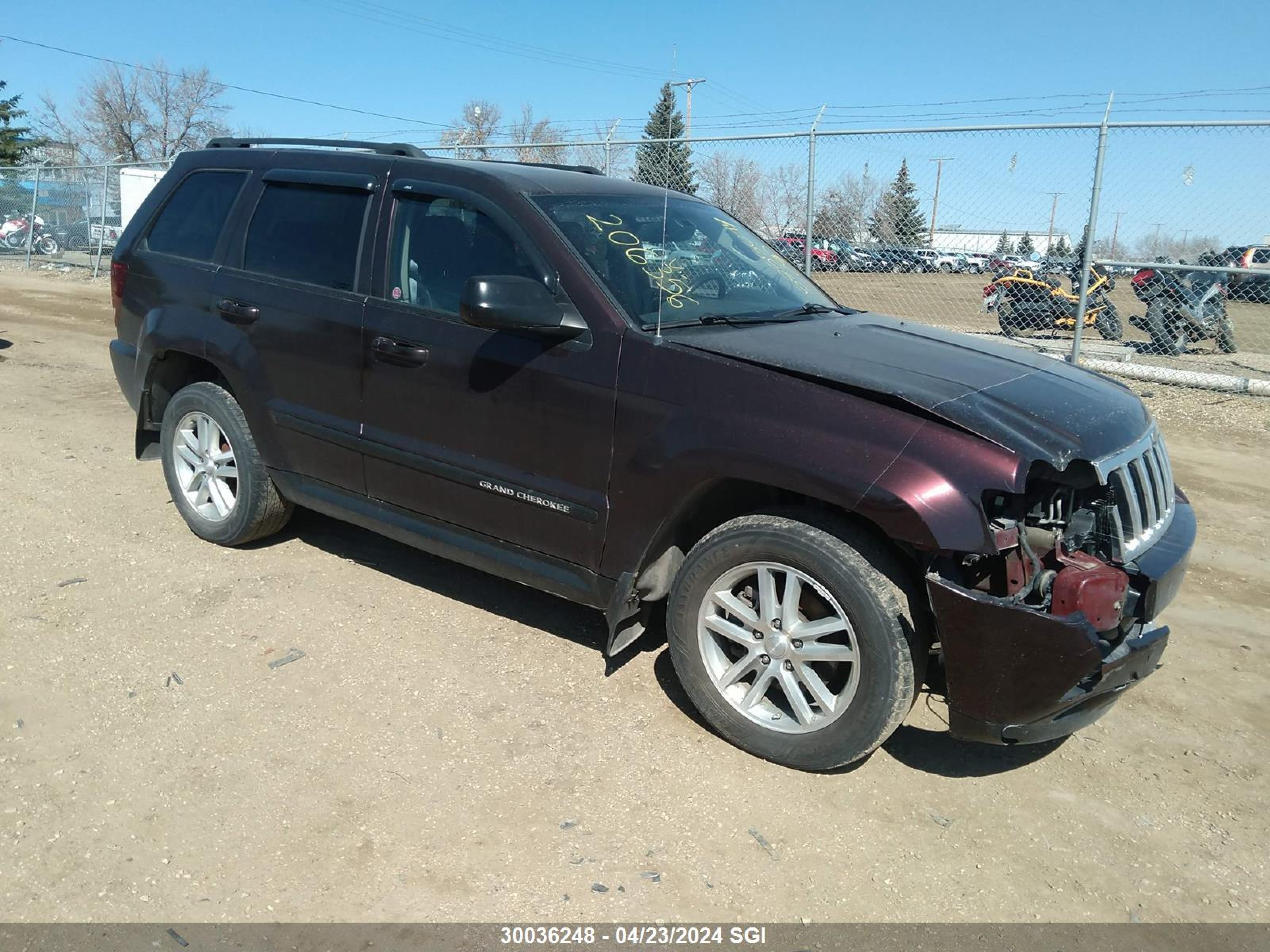 JEEP GRAND CHEROKEE 2008 1j8hr58m48c206356