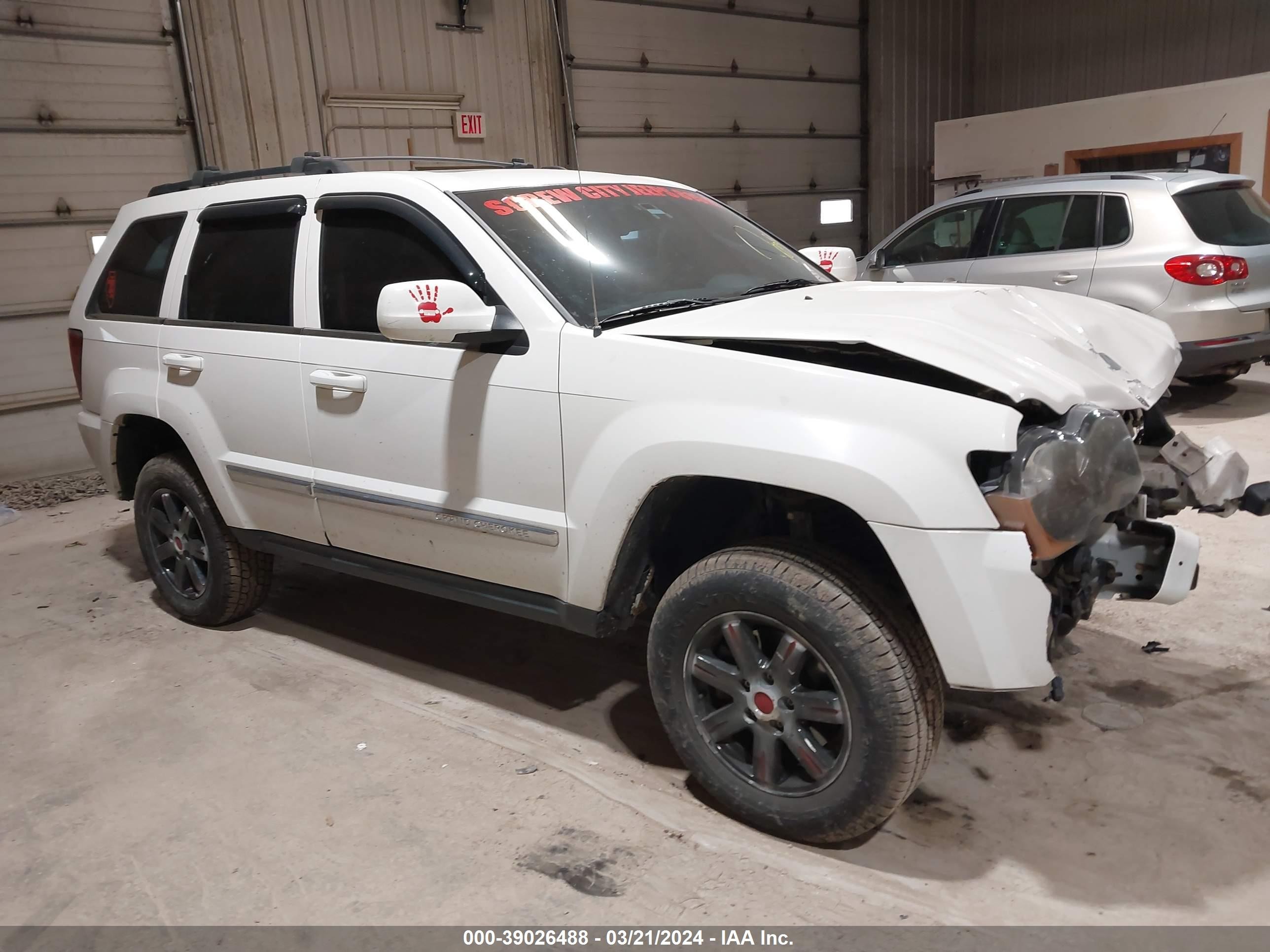 JEEP GRAND CHEROKEE 2008 1j8hr58n28c171115