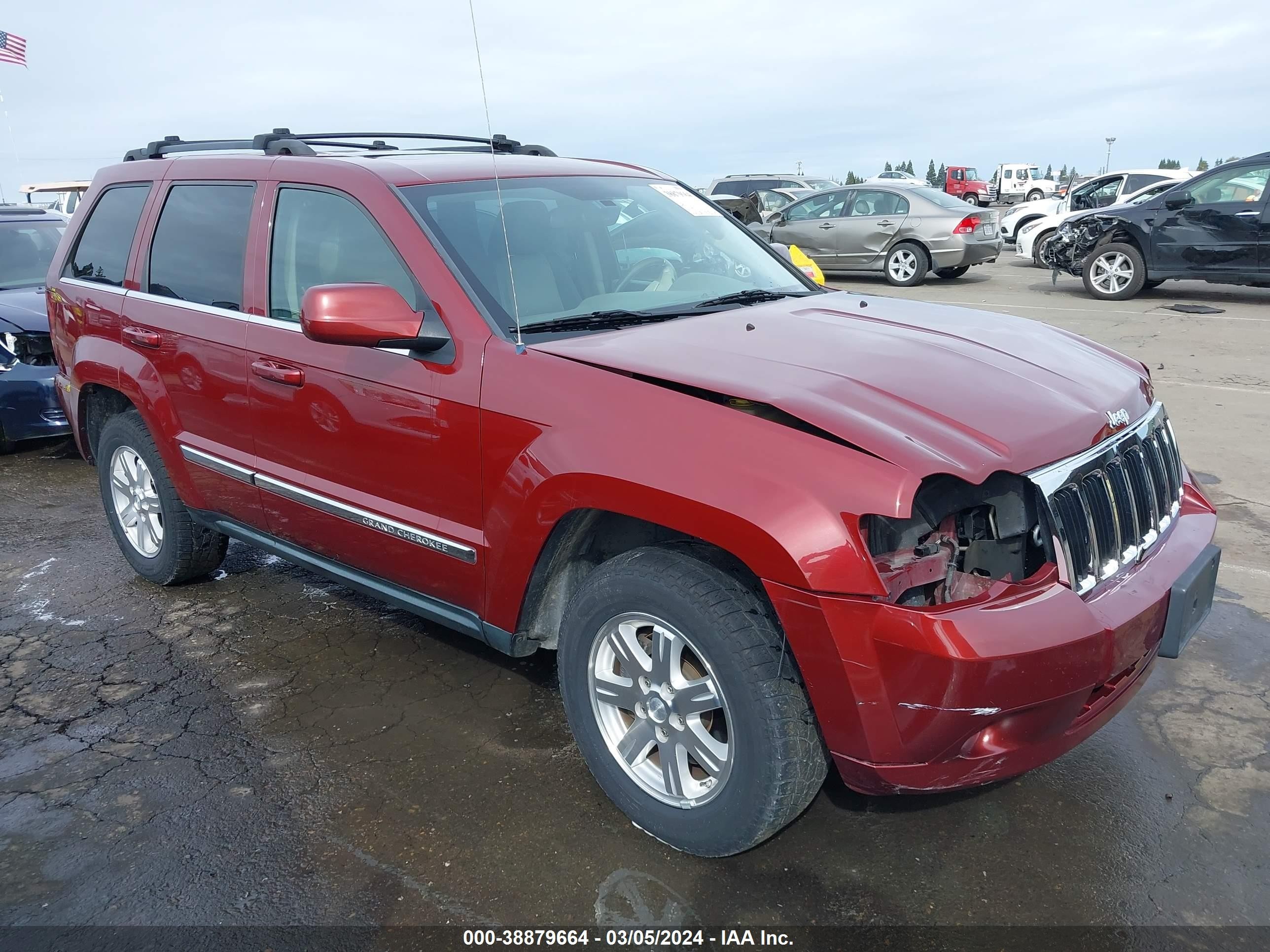 JEEP GRAND CHEROKEE 2008 1j8hr58n38c183693