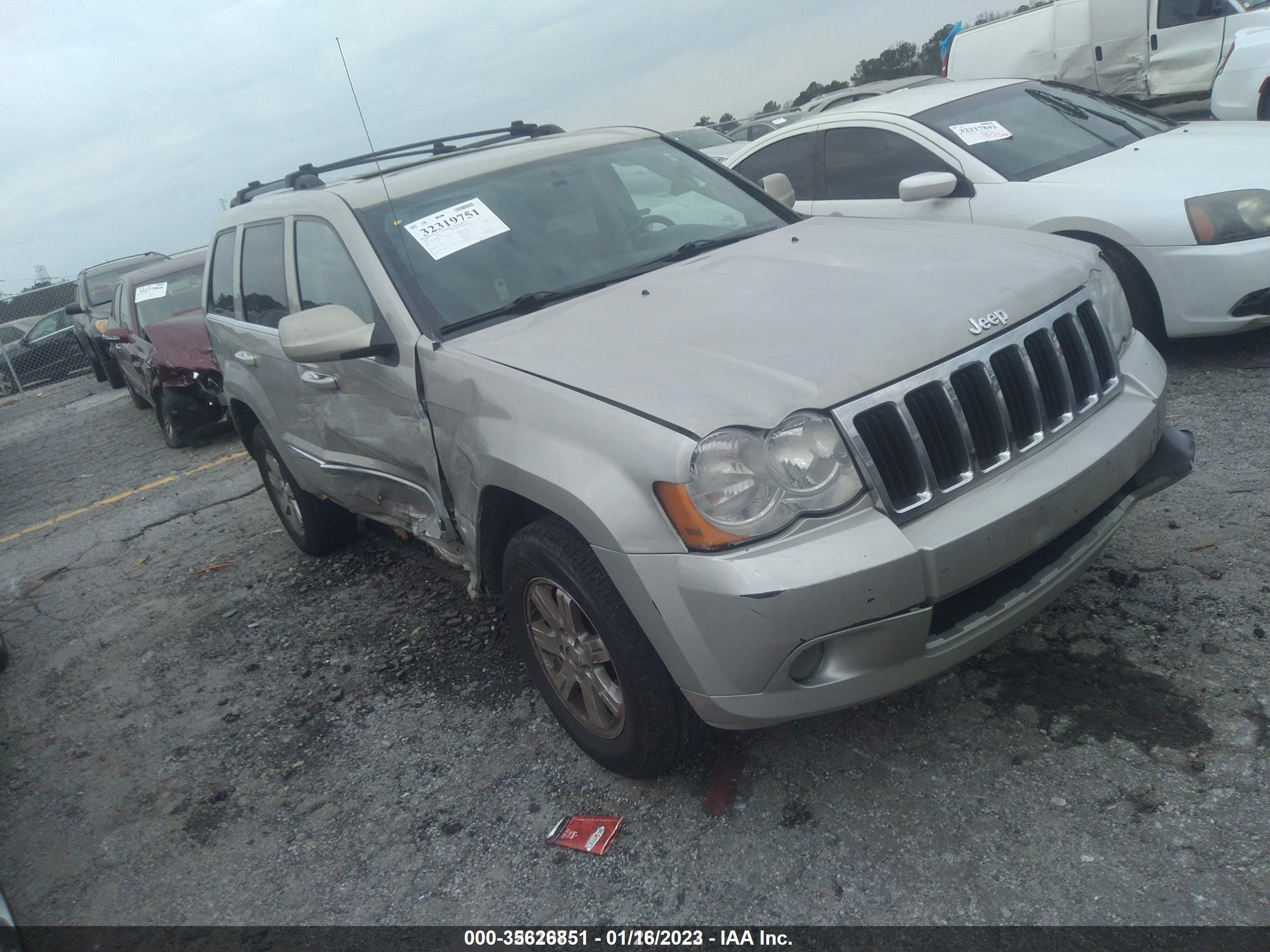 JEEP GRAND CHEROKEE 2008 1j8hr58n68c150526