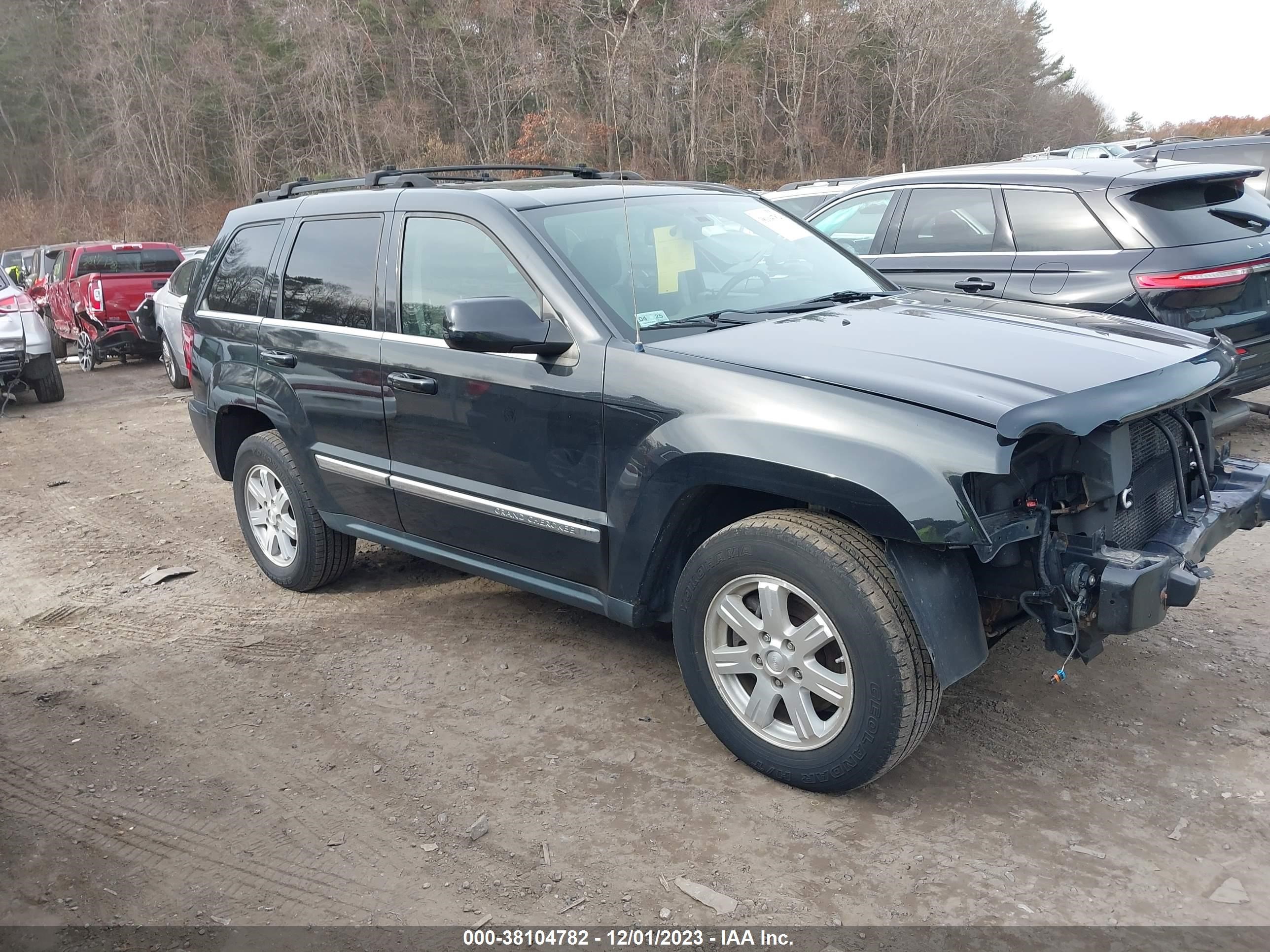 JEEP GRAND CHEROKEE 2008 1j8hr58nx8c200263