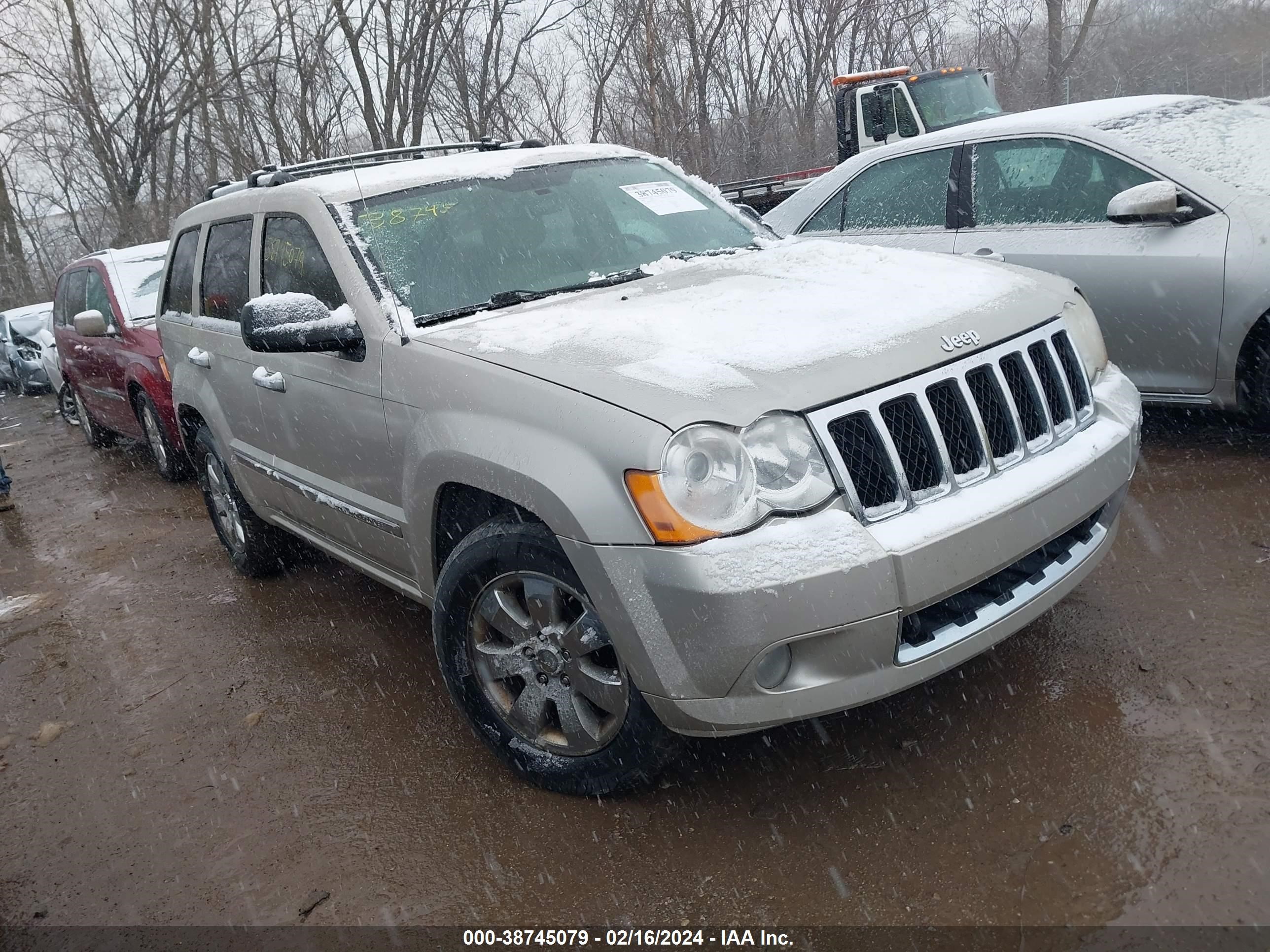 JEEP GRAND CHEROKEE 2008 1j8hr682x8c140352