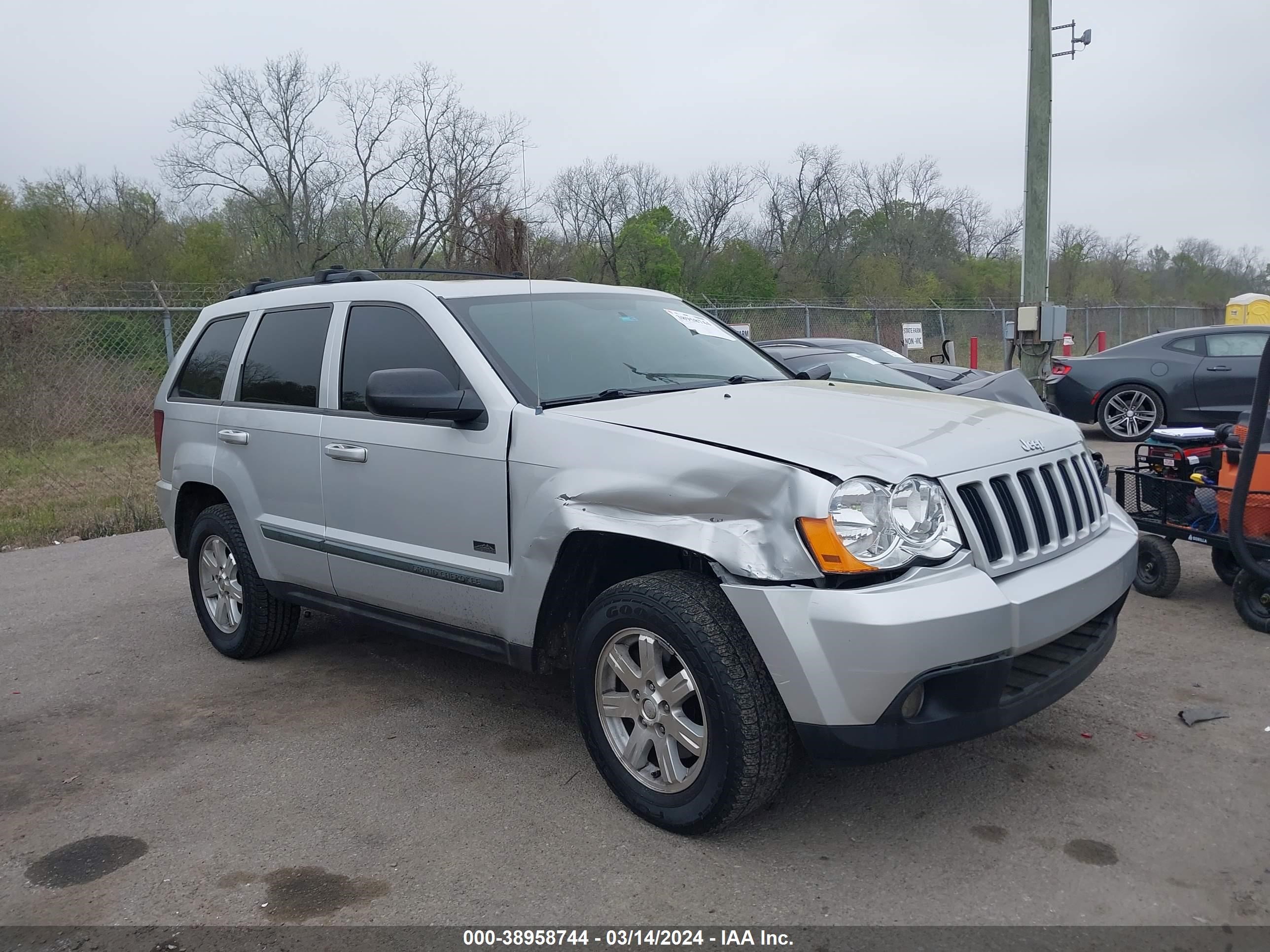 JEEP GRAND CHEROKEE 2008 1j8hs48n98c160210