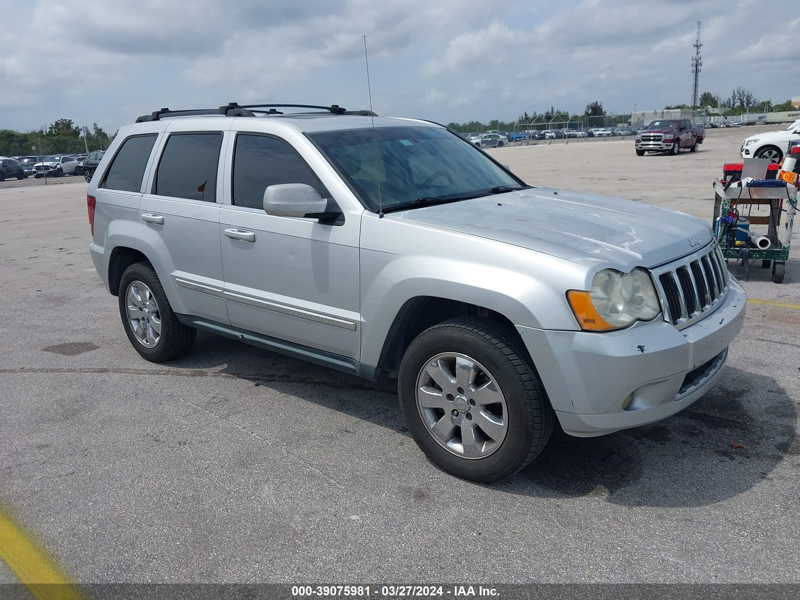 JEEP GRAND CHEROKEE 2008 1j8hs582x8c109858