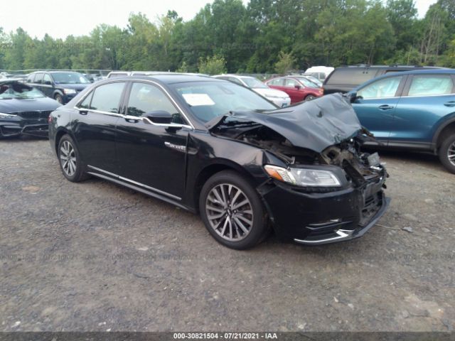 LINCOLN CONTINENTAL 2017 1ln6l9hk6h5612225