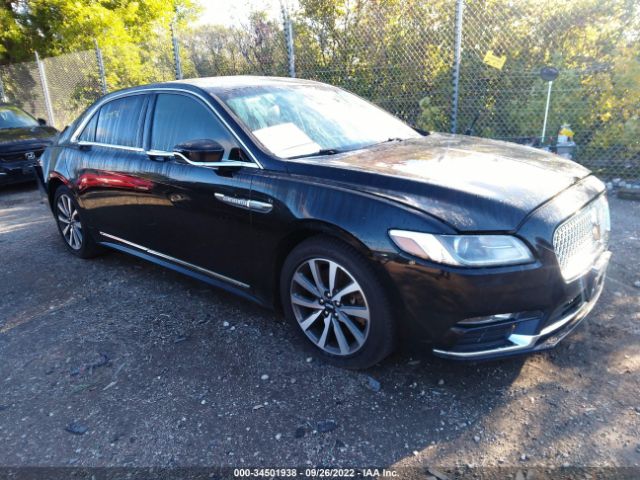 LINCOLN CONTINENTAL 2017 1ln6l9hk7h5601525