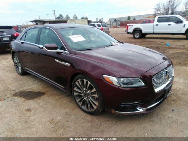 LINCOLN CONTINENTAL 2017 1ln6l9nc0h5605834