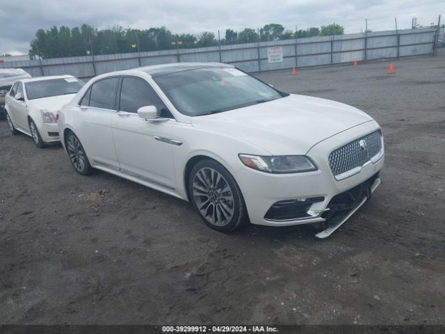 LINCOLN CONTINENTAL 2017 1ln6l9ncxh5623838