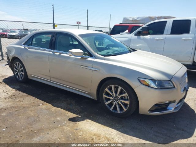 LINCOLN CONTINENTAL 2017 1ln6l9pk1h5607869