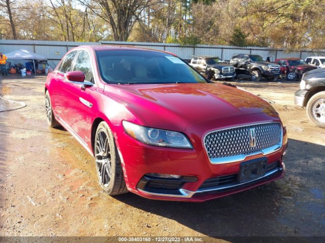 LINCOLN CONTINENTAL 2017 1ln6l9pk7h5603728