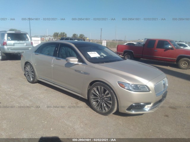 LINCOLN CONTINENTAL 2017 1ln6l9rp7h5637631