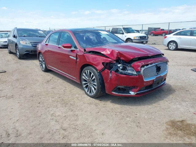 LINCOLN CONTINENTAL 2019 1ln6l9rp7k5612915