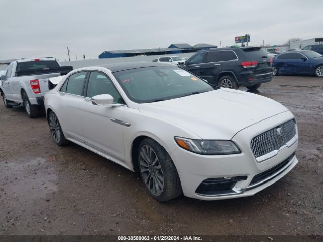 LINCOLN CONTINENTAL 2017 1ln6l9rpxh5609094