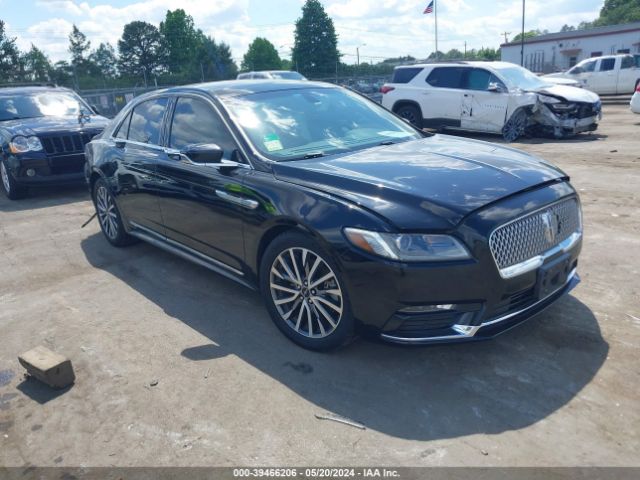 LINCOLN CONTINENTAL 2017 1ln6l9sk4h5612183