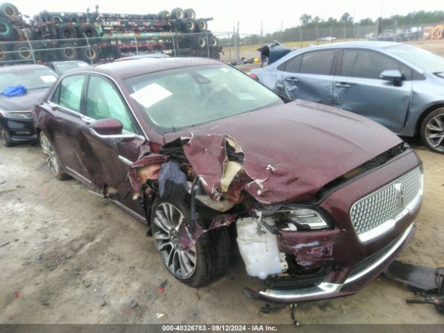 LINCOLN CONTINENTAL 2017 1ln6l9sk5h5600463